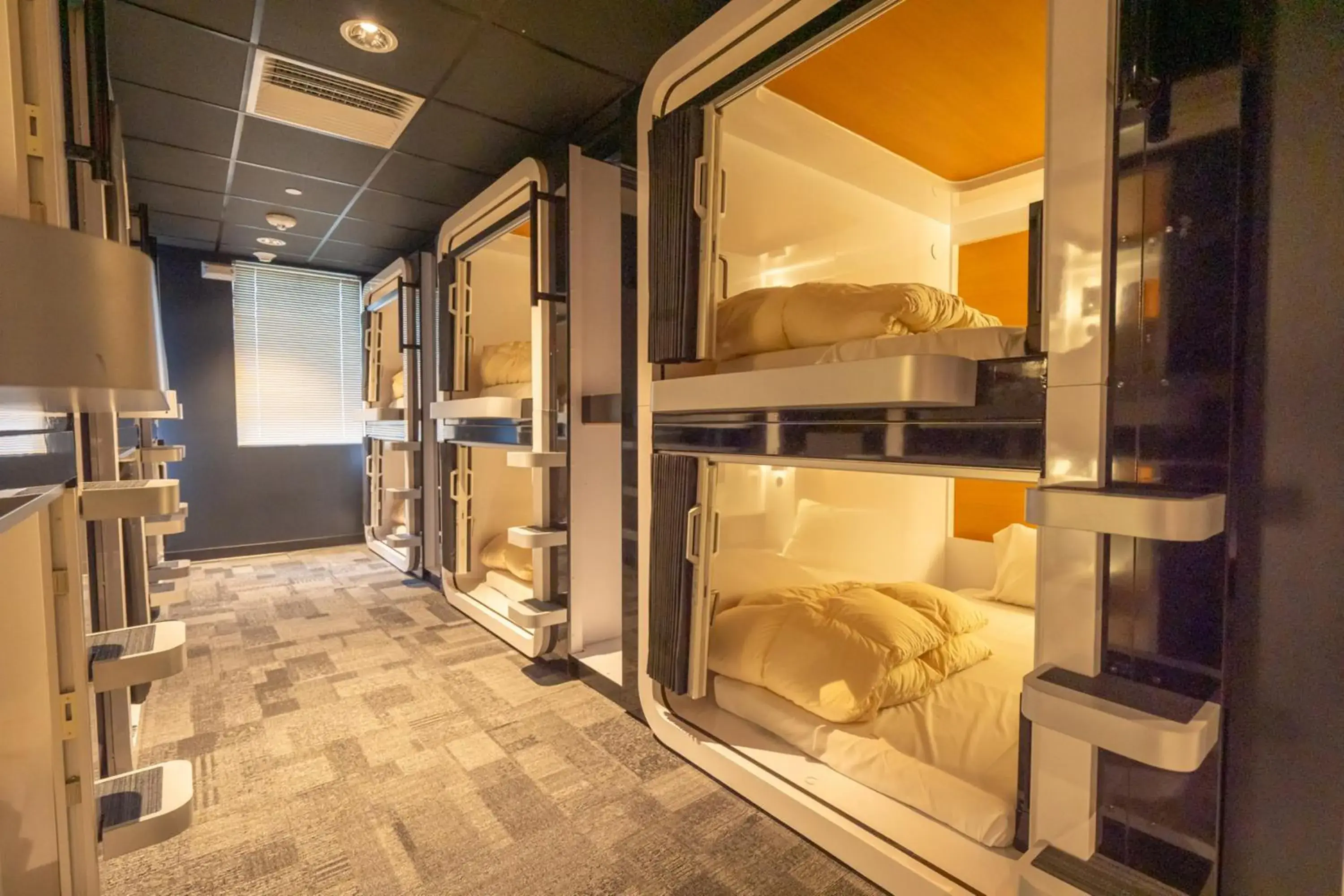 Single Bed in Female Dormitory Room in First Cabin International Hawaii Single Bed in Female Dormitory Room in First Cabin International Hawaii