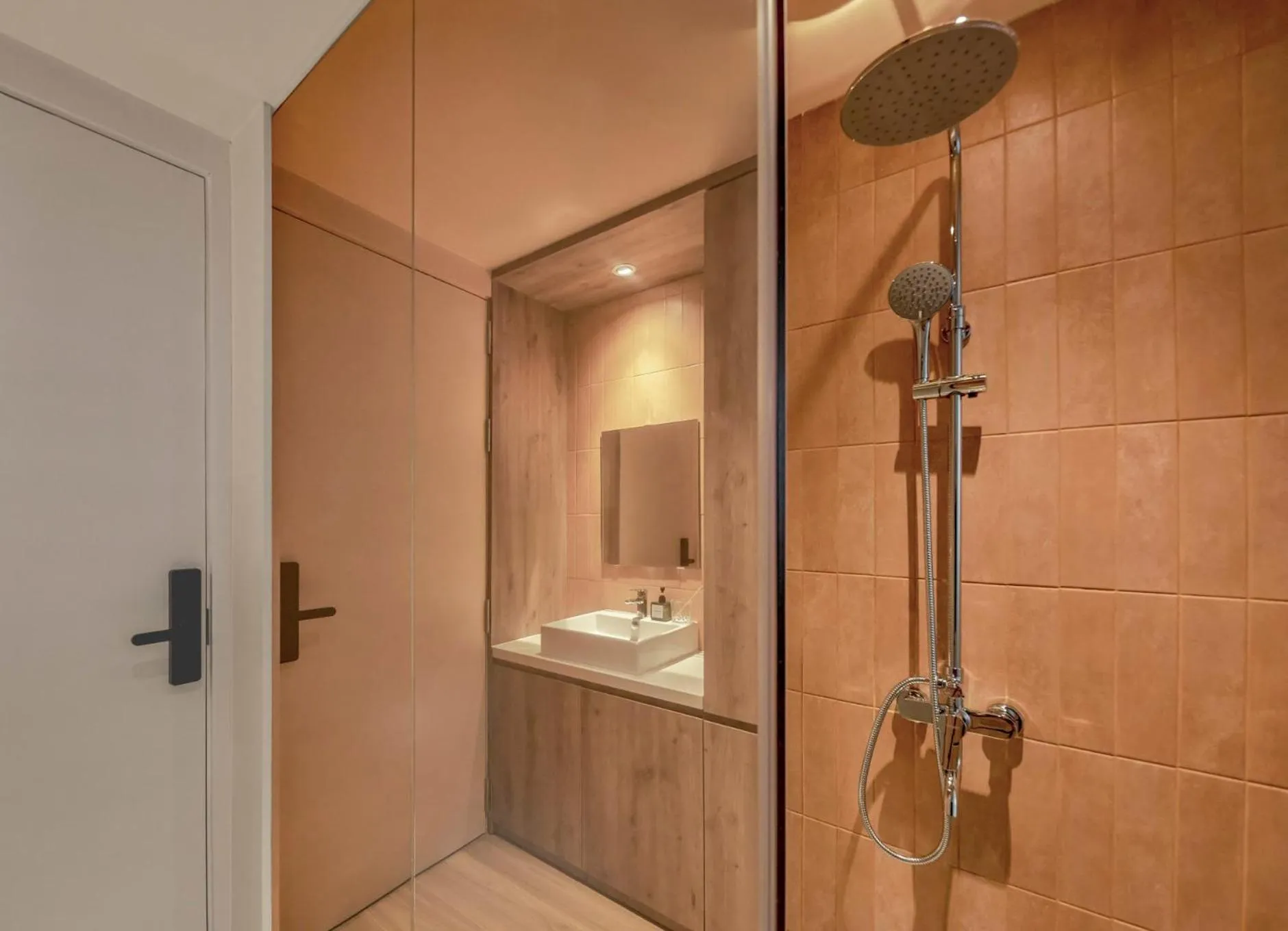 Bathroom in Express by M Village Global City