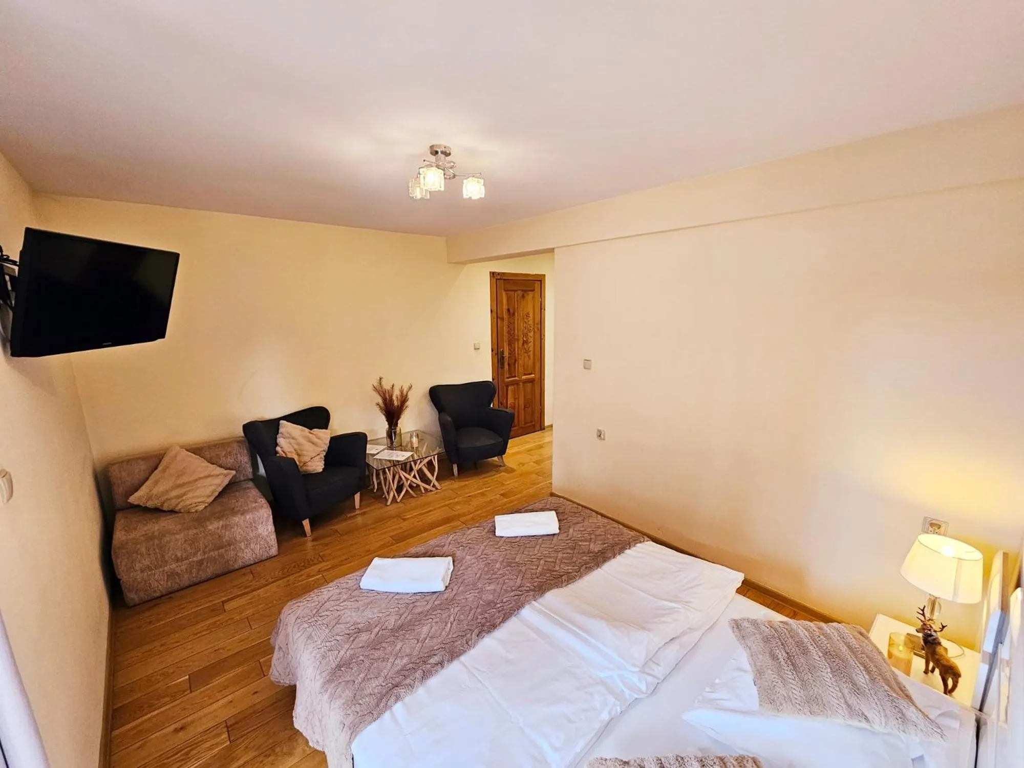 Bed in Willa Regina II Resort & SPA