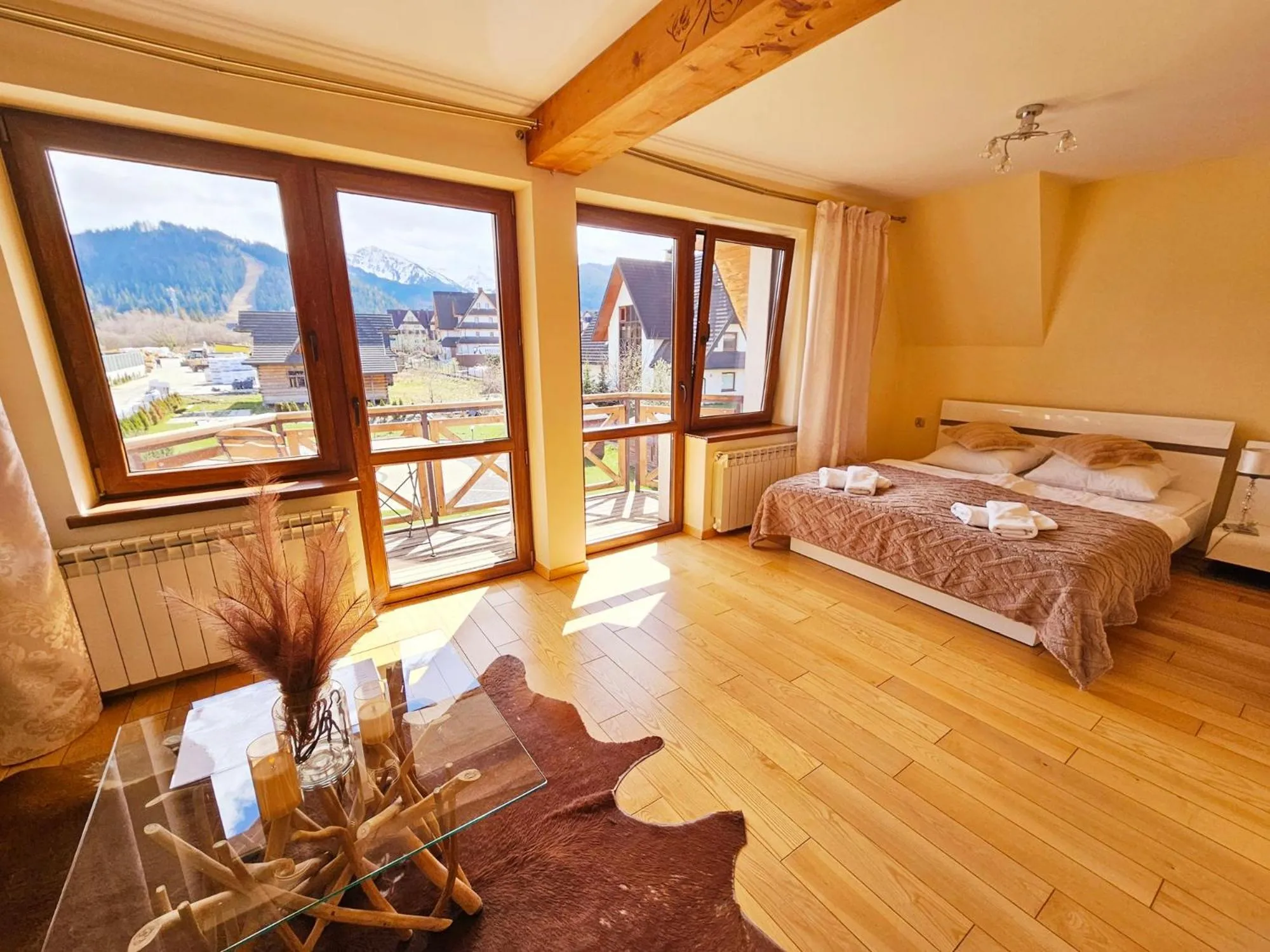 Bed in Willa Regina II Resort & SPA