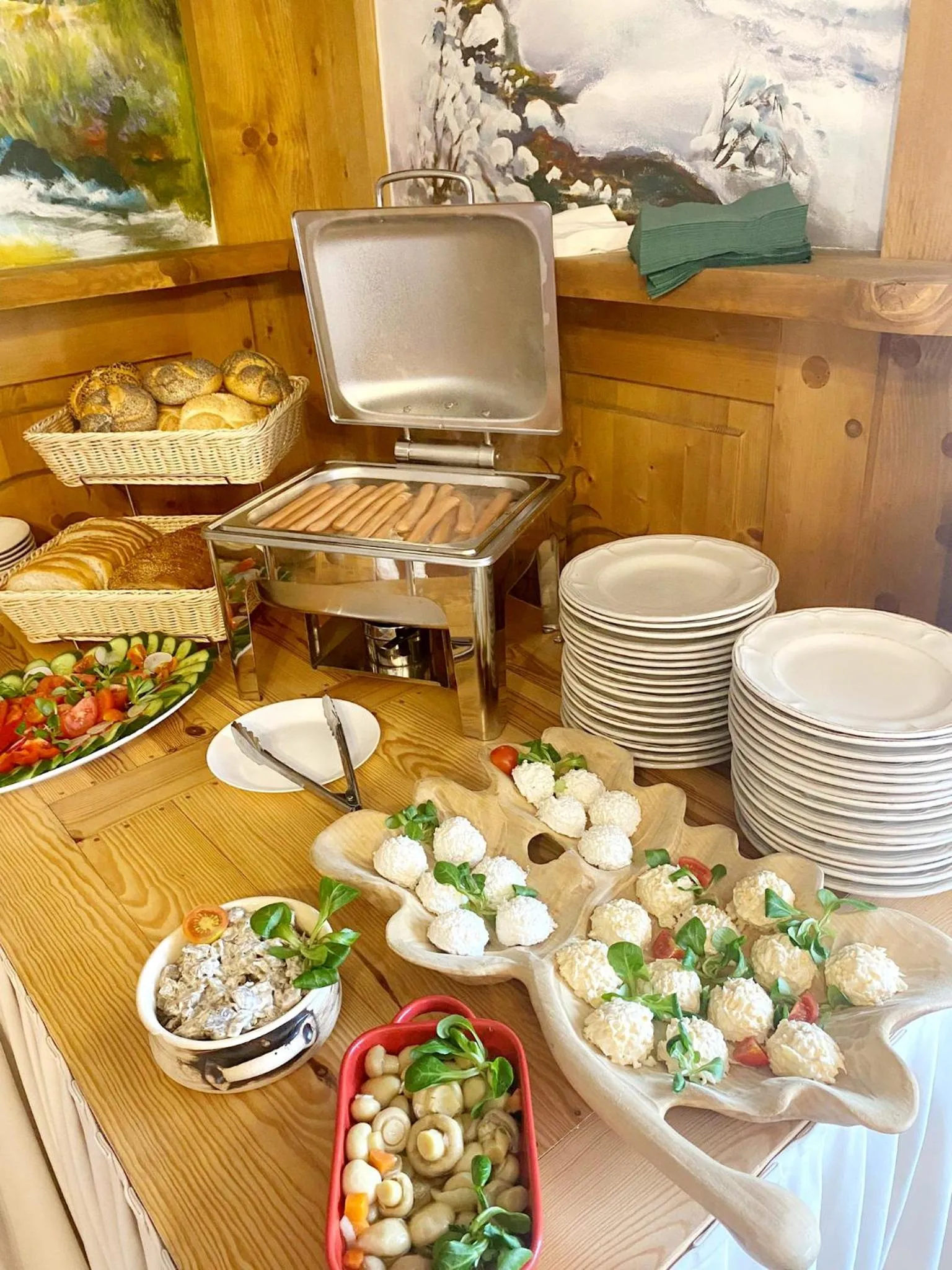 Buffet breakfast in Willa Regina II Resort & SPA