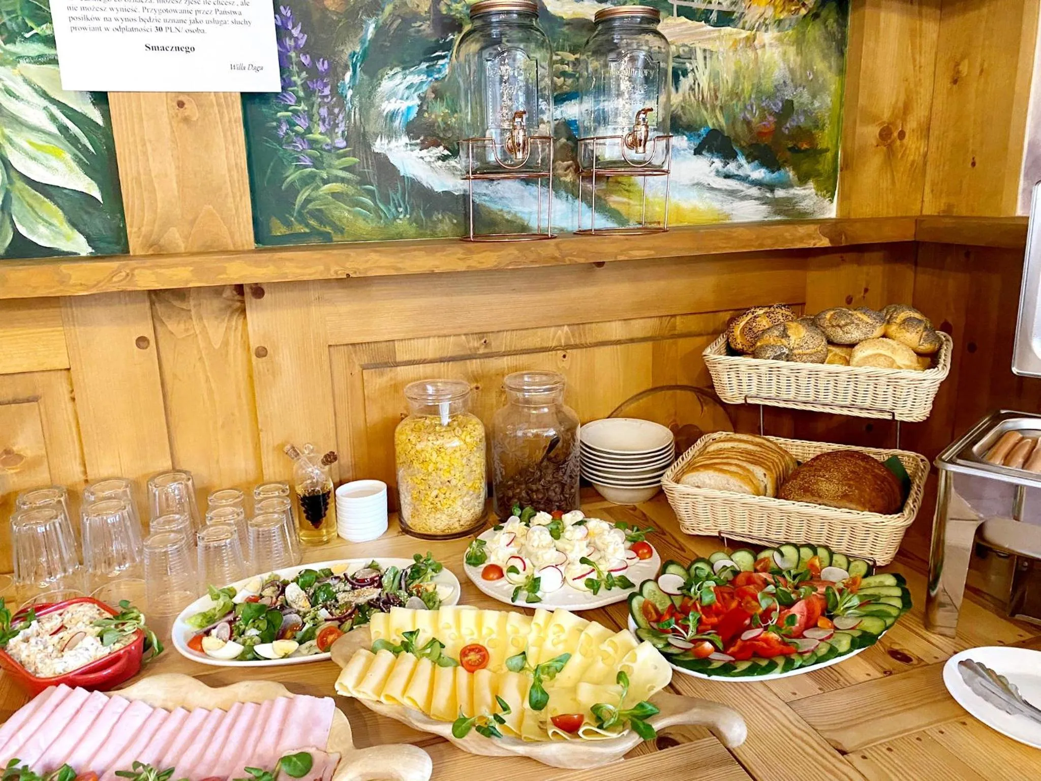 Buffet breakfast in Willa Regina II Resort & SPA