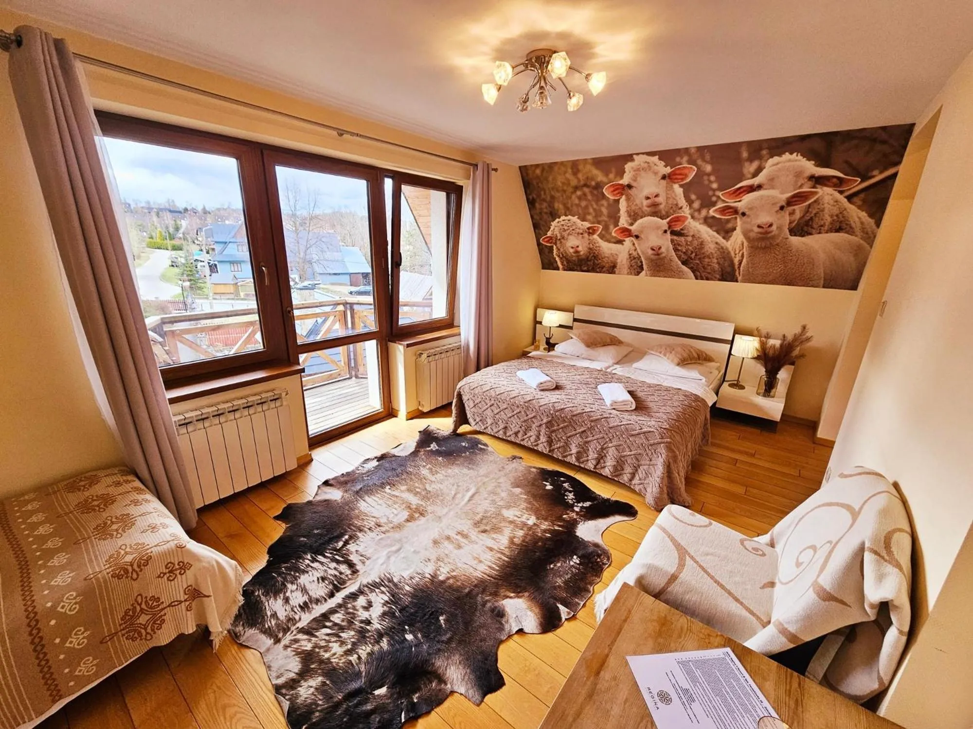 Bed in Willa Regina II Resort & SPA