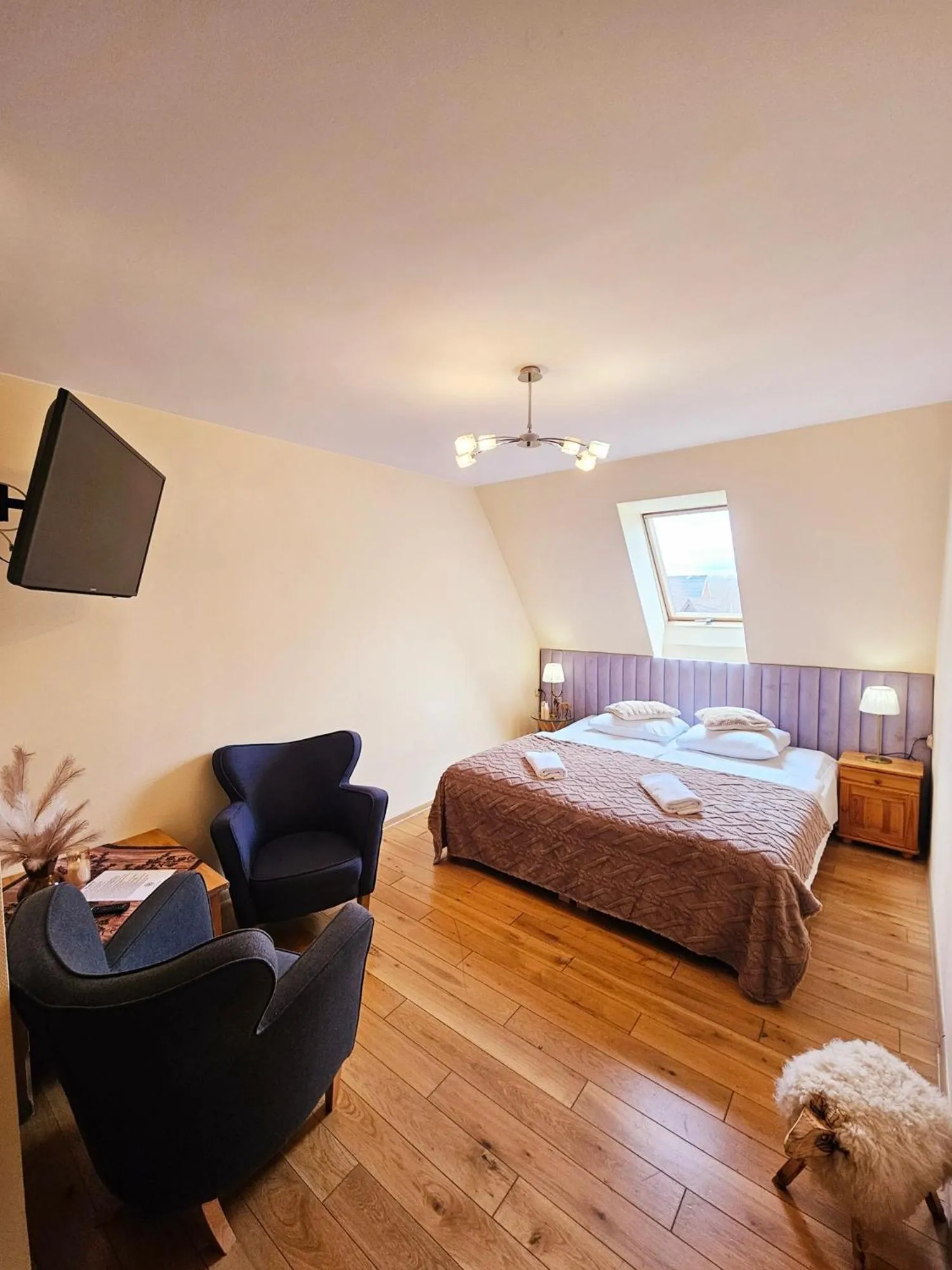 Bed in Willa Regina II Resort & SPA