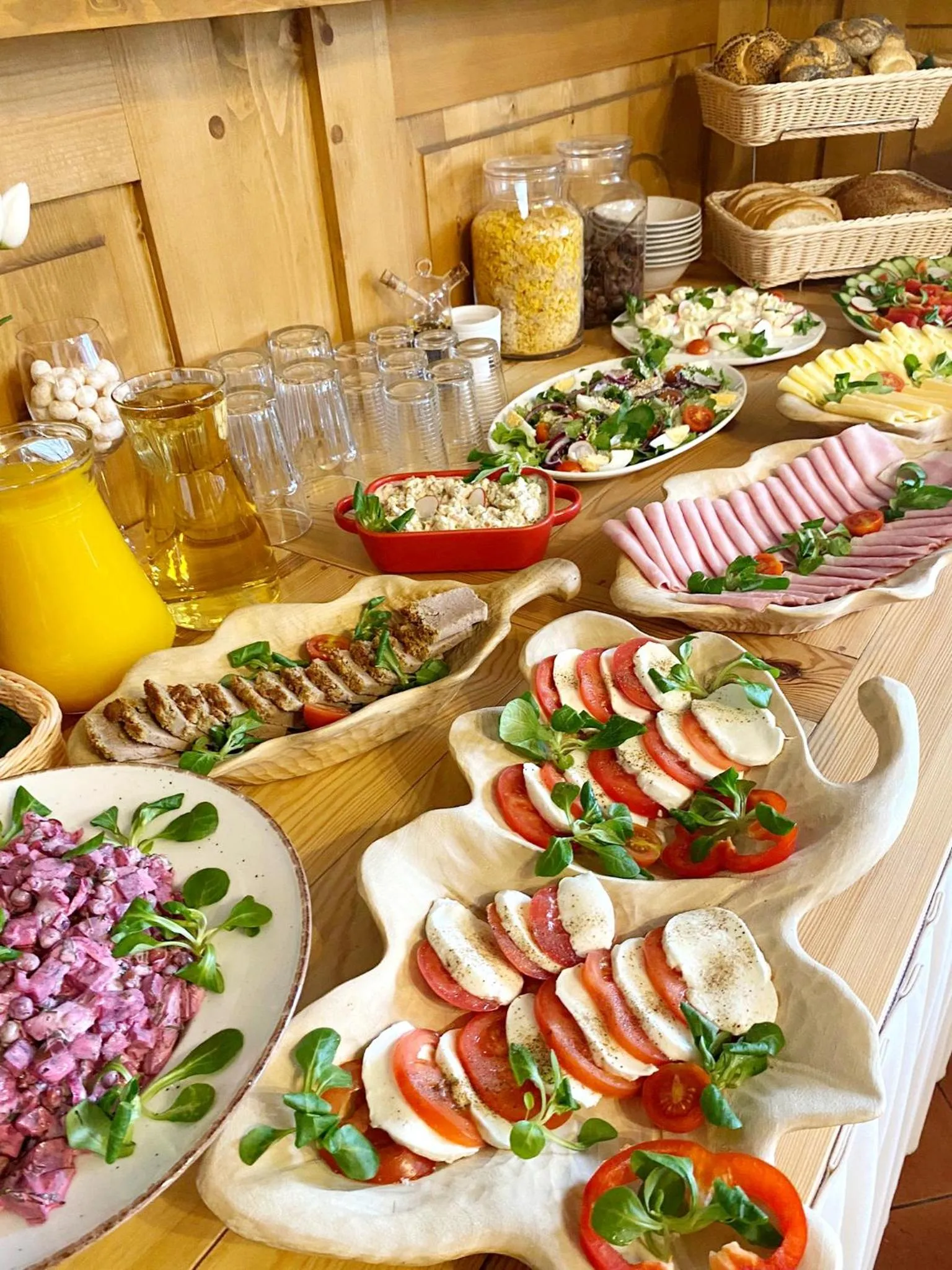 Buffet breakfast in Willa Regina II Resort & SPA