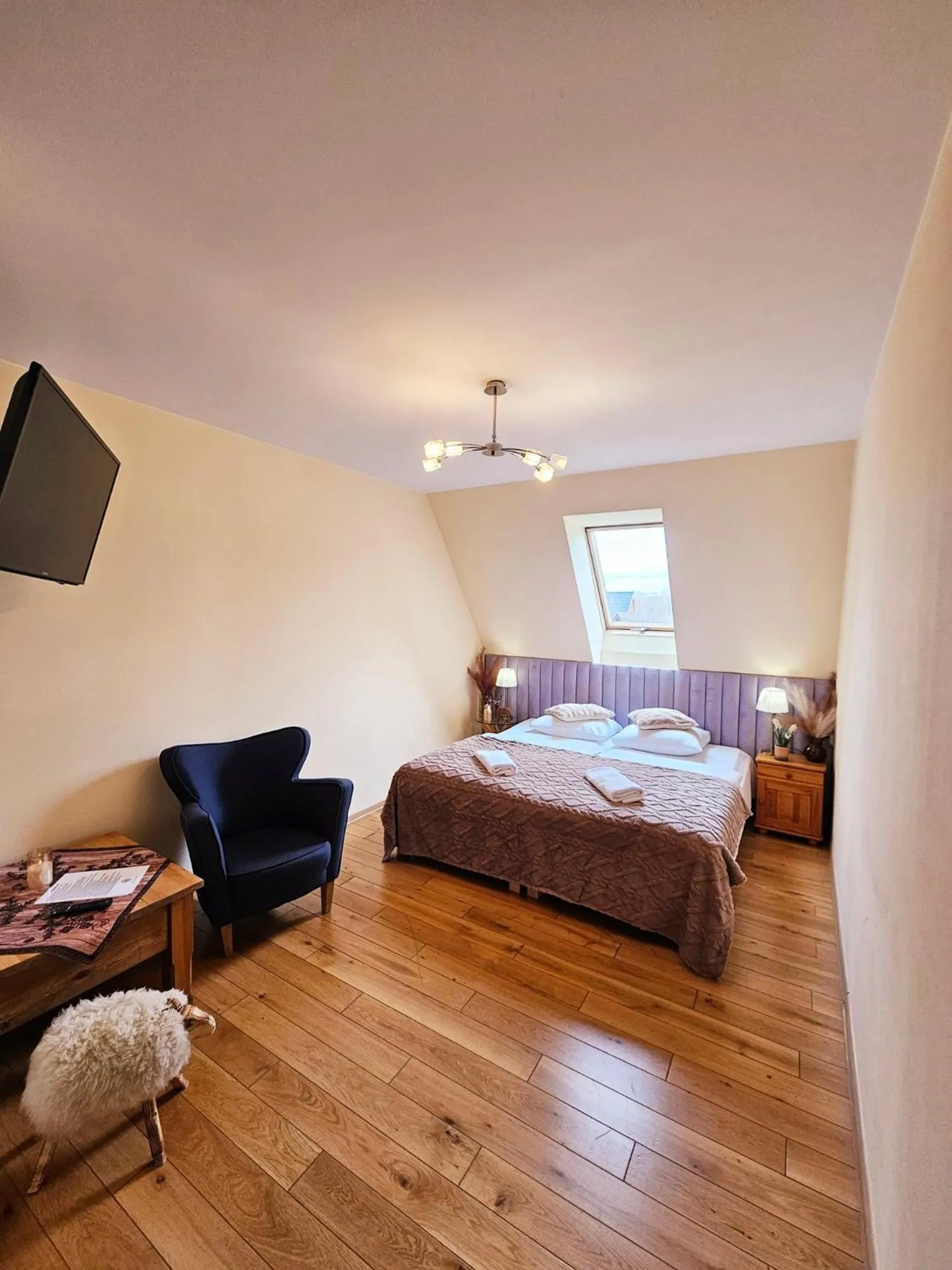 Bed in Willa Regina II Resort & SPA