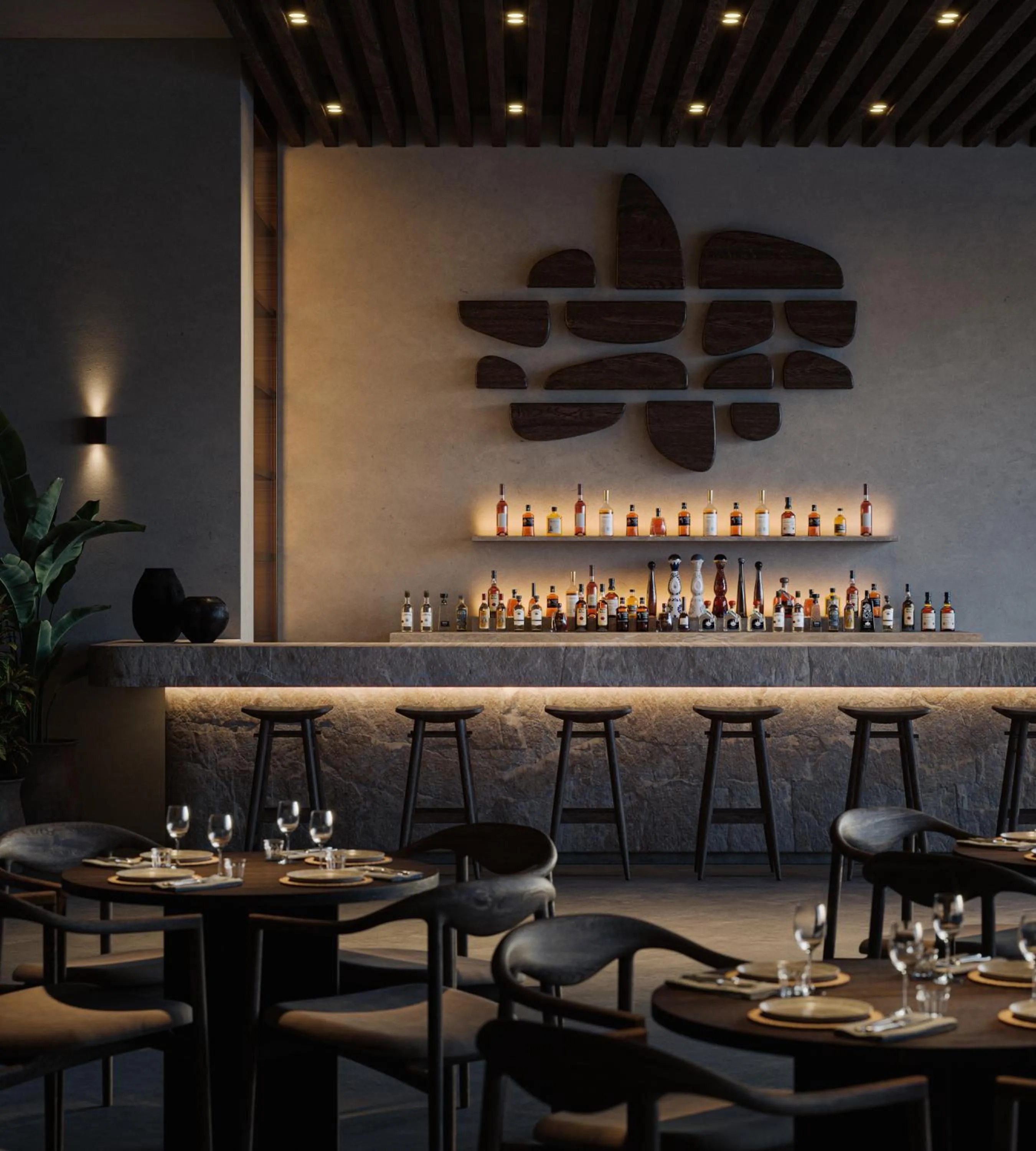 Lounge or bar in OKU Bodrum