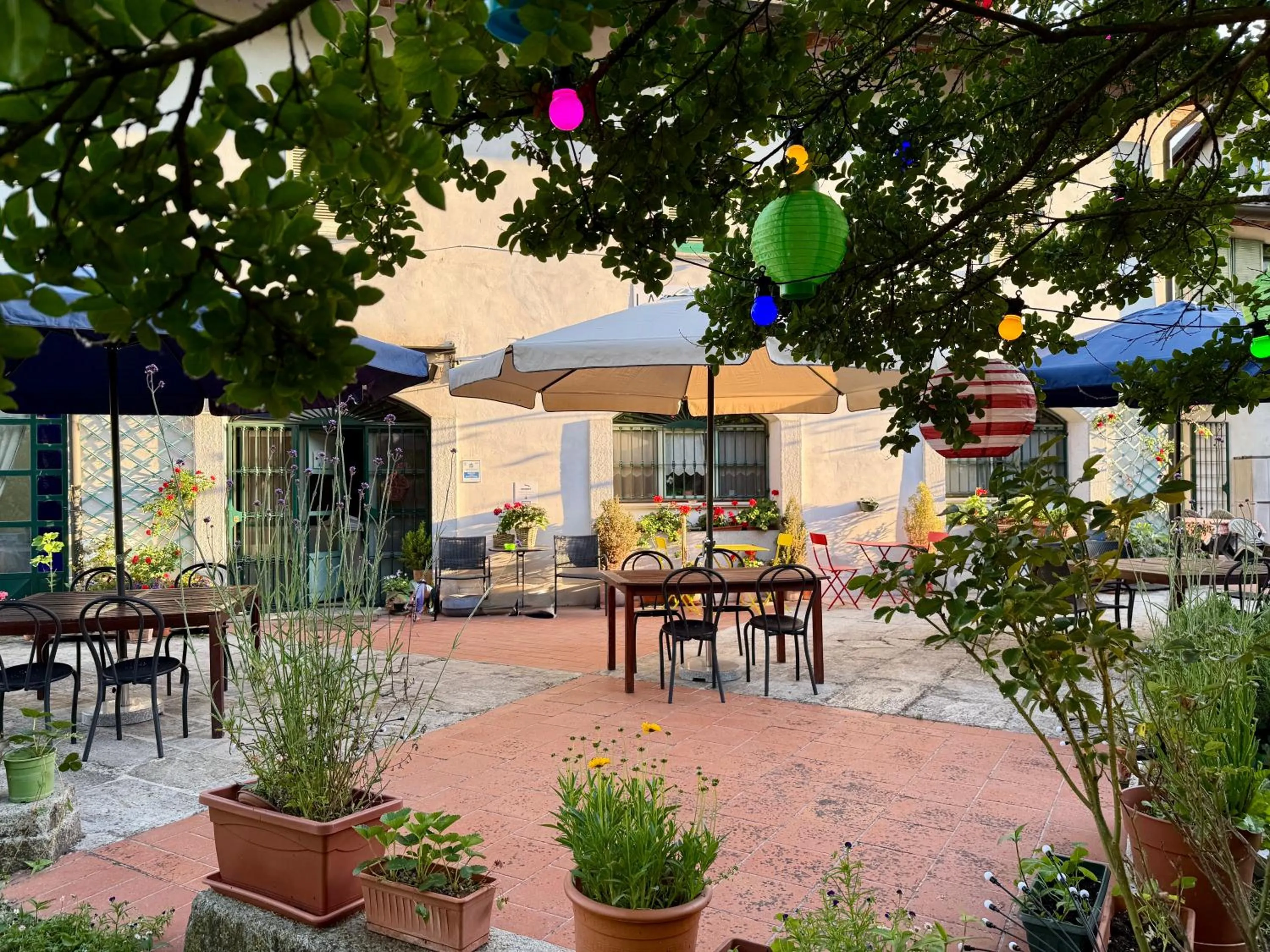 Patio in B&B La Borasca