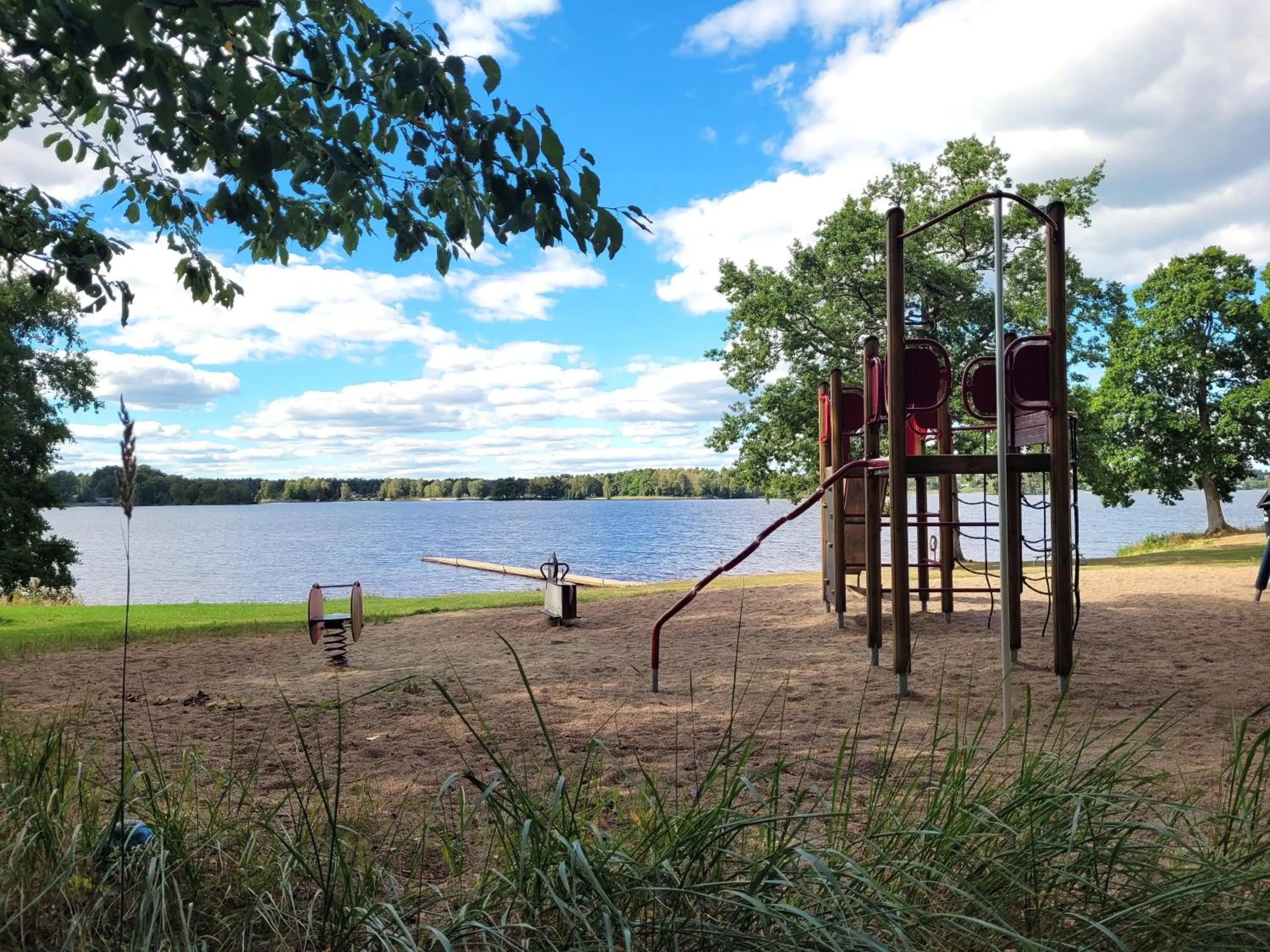 Children play ground in Bergakungen Stugby