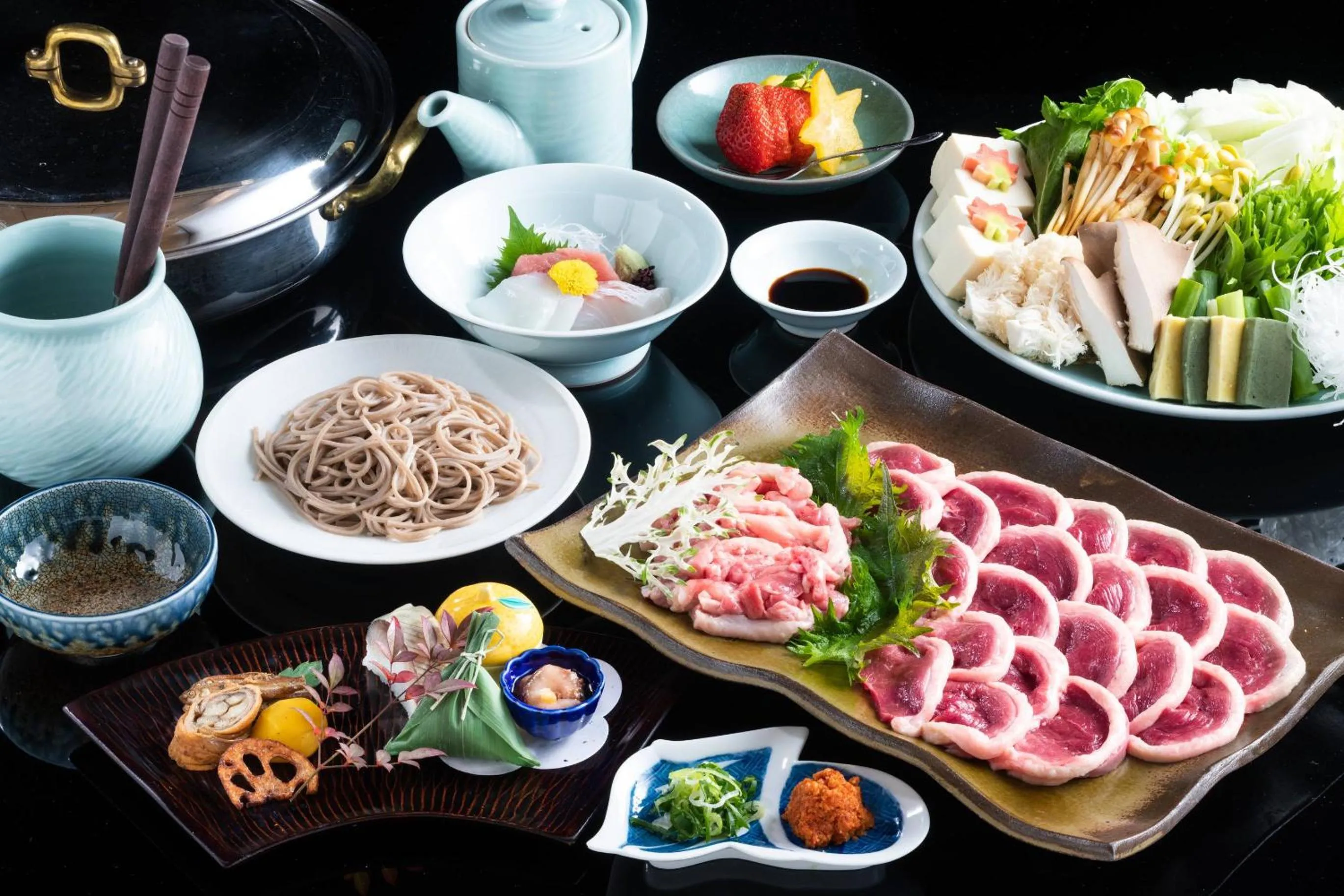 Food close-up in Yamadaya Ryokan