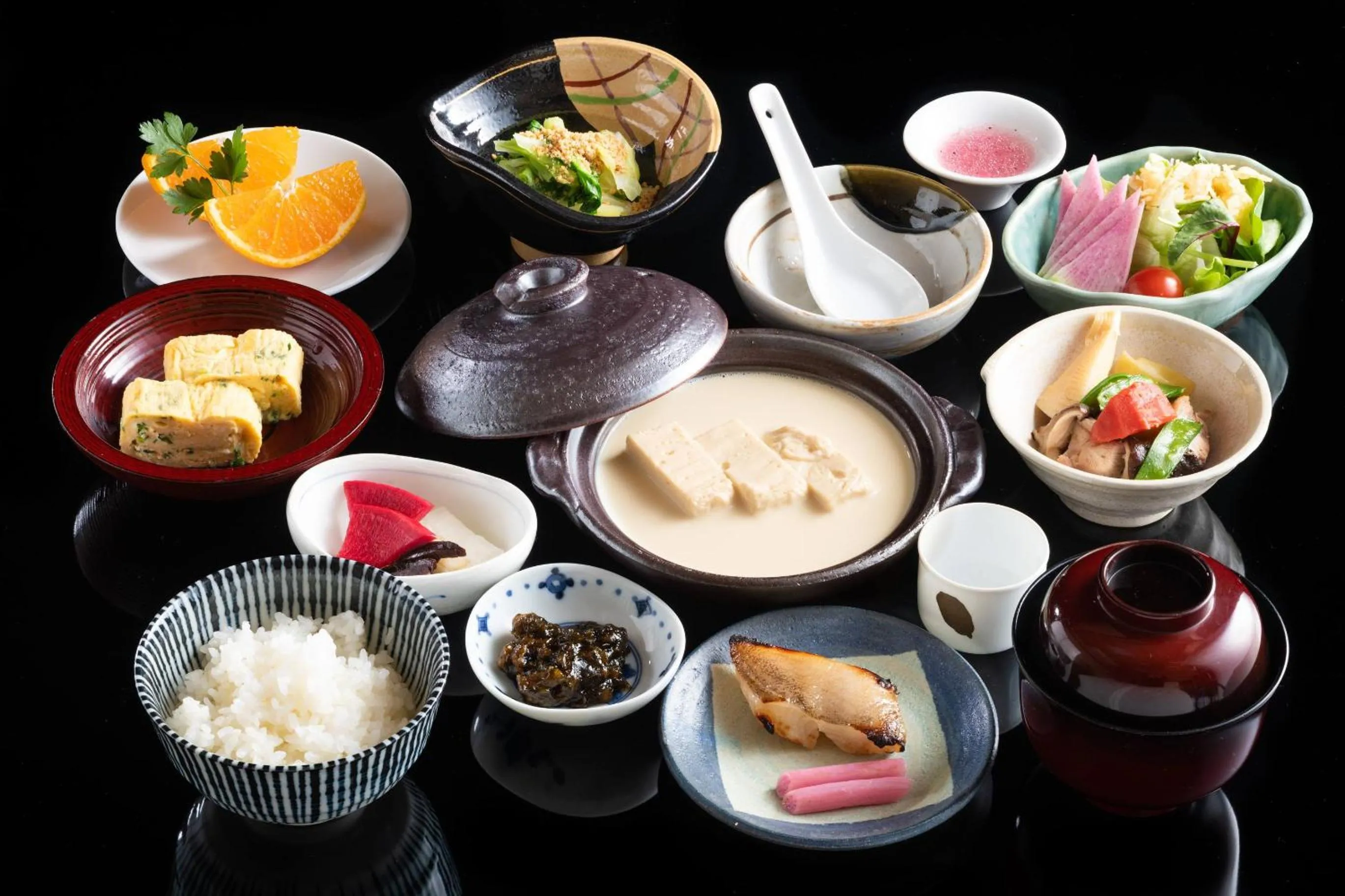 Food close-up in Yamadaya Ryokan