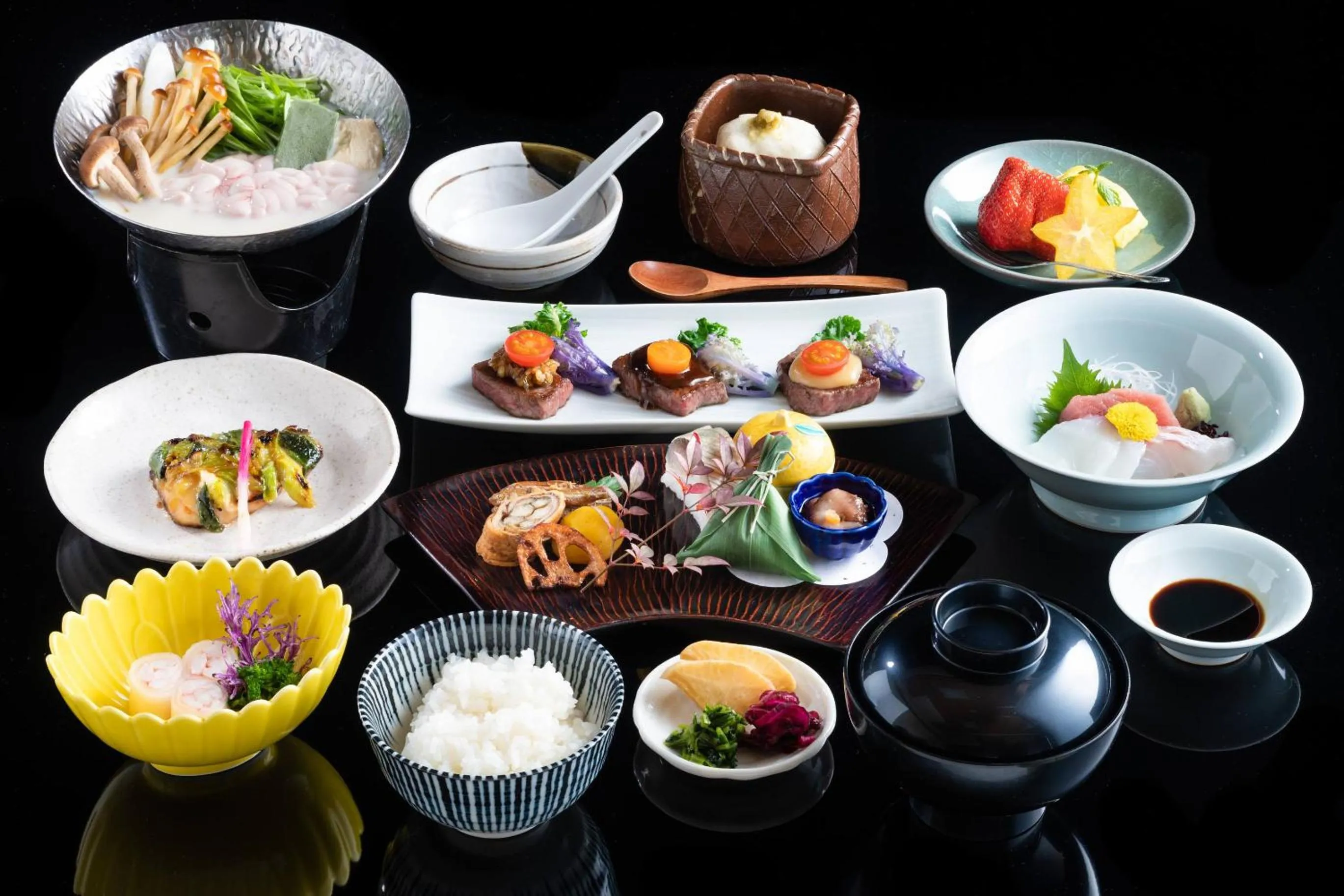 Food close-up in Yamadaya Ryokan