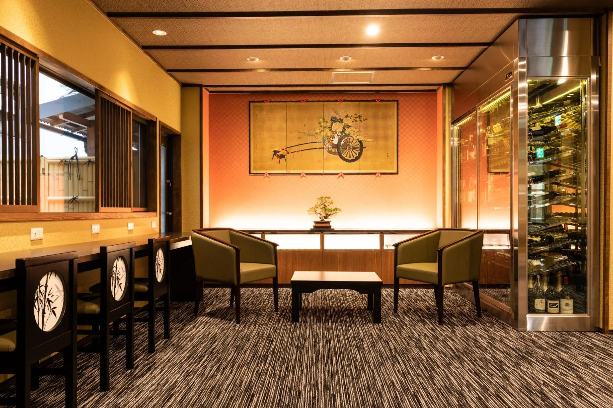 Living room in Yamadaya Ryokan