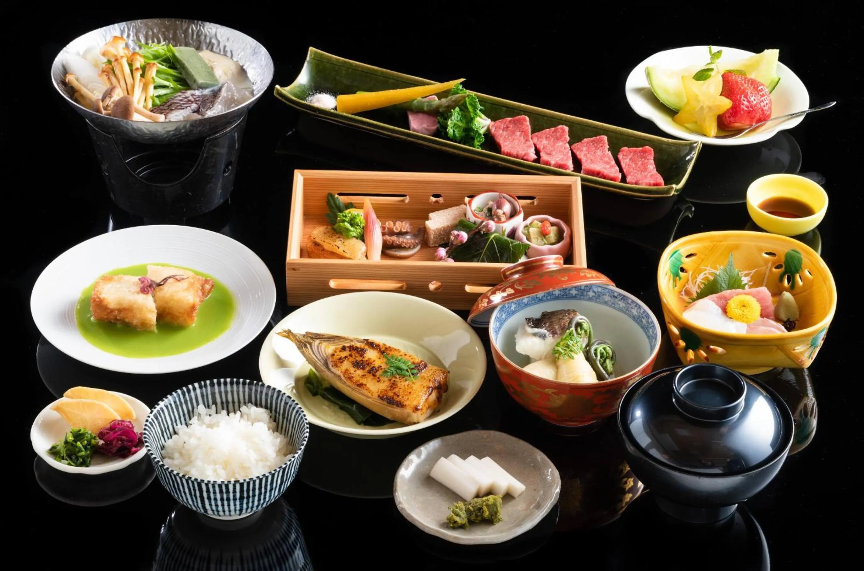 Food close-up in Yamadaya Ryokan