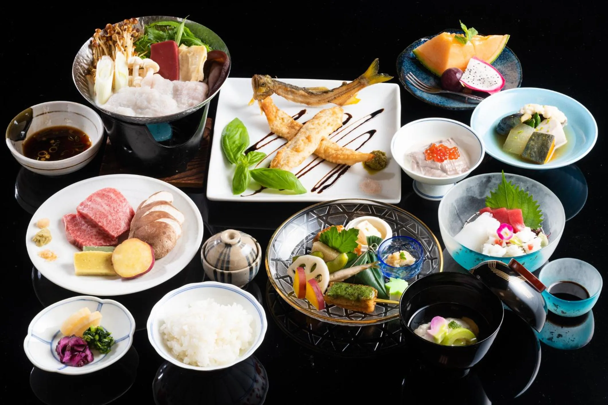 Food close-up in Yamadaya Ryokan