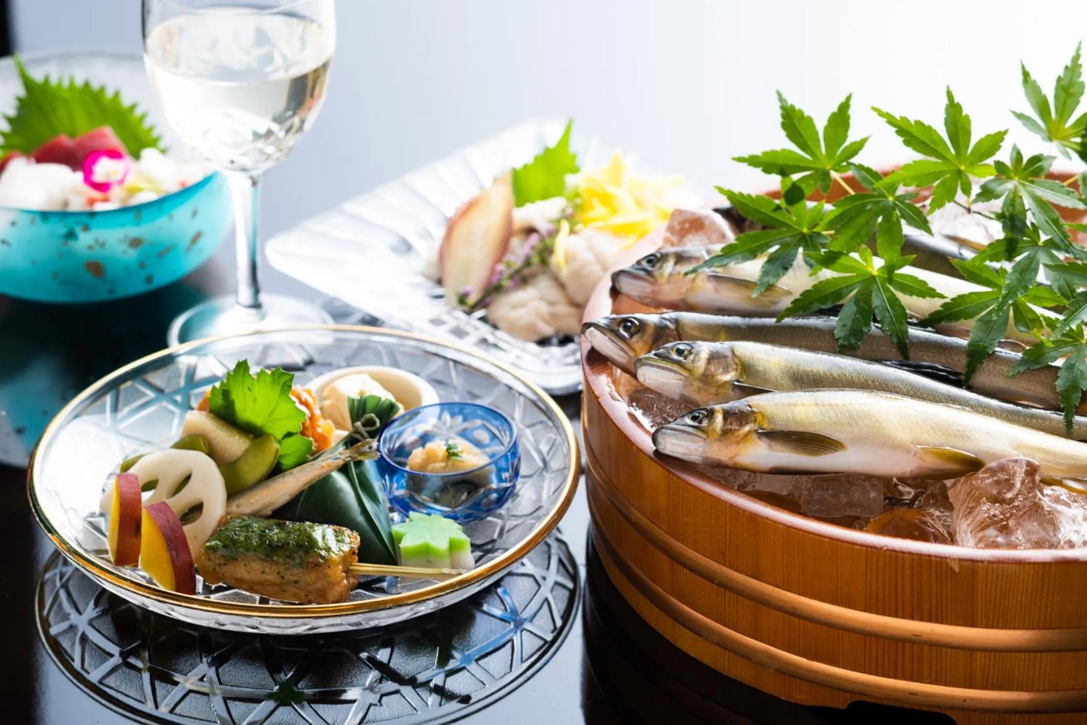 Food close-up in Yamadaya Ryokan