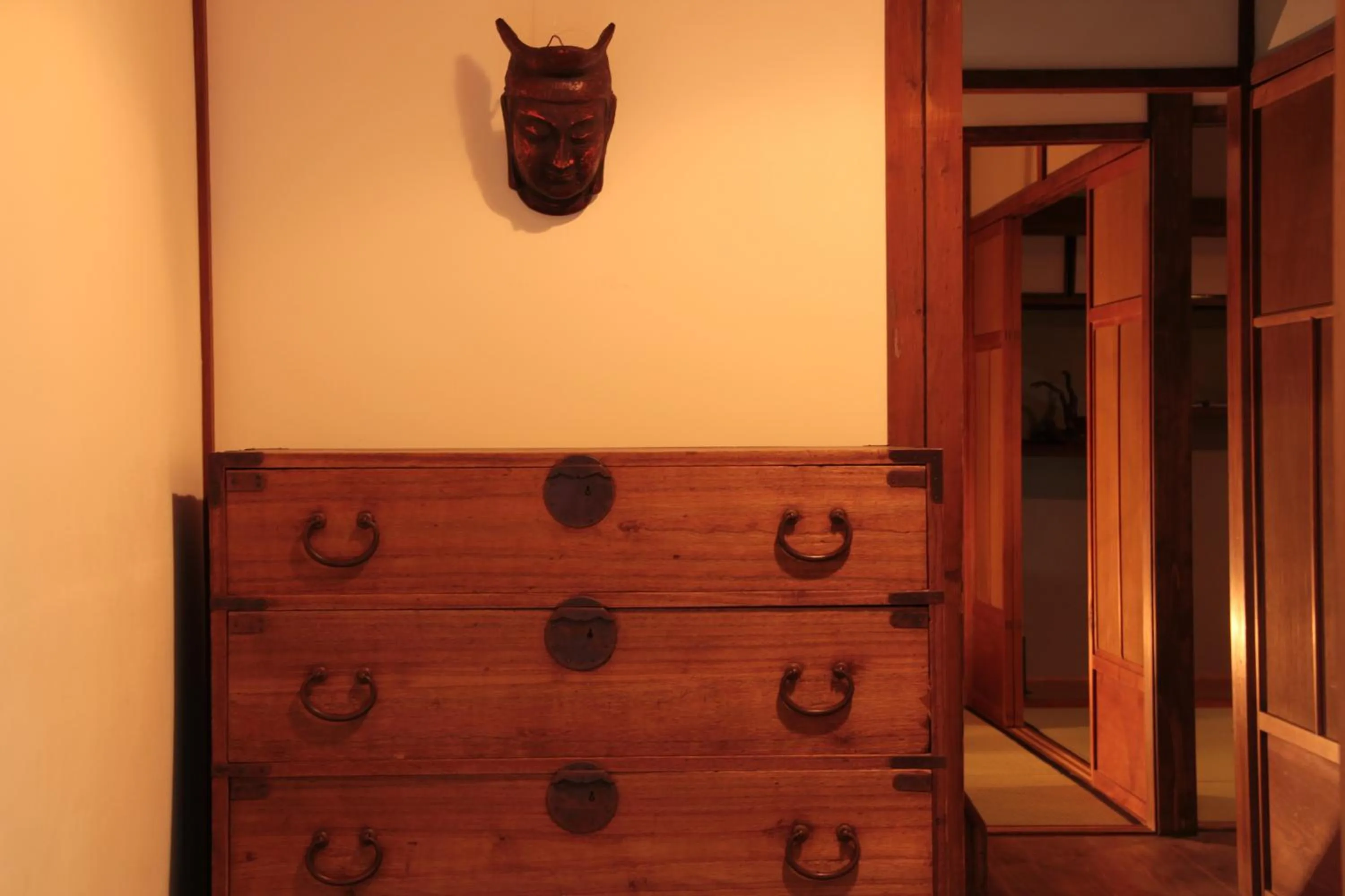 Decorative detail in Our turn Machiya inn