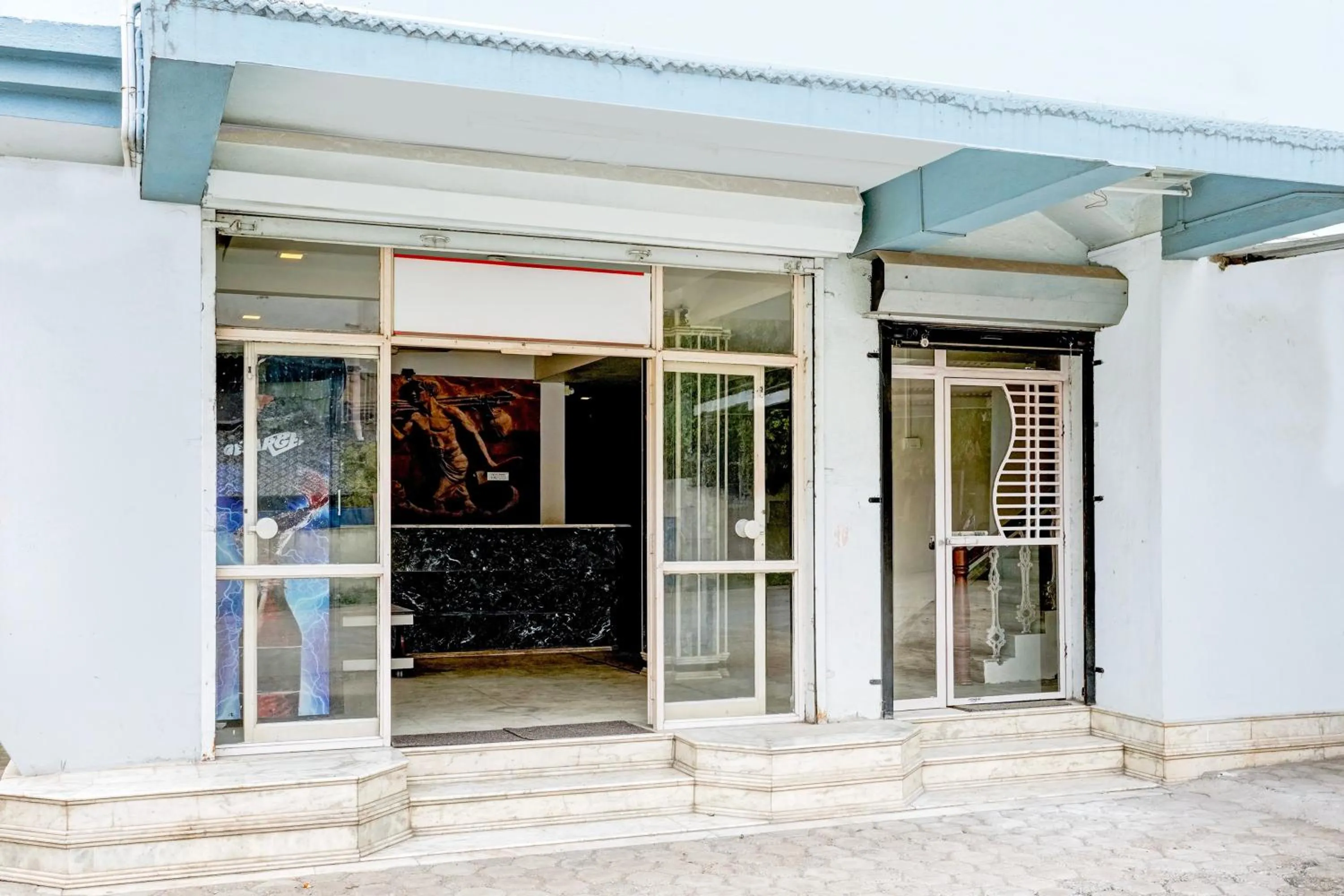 Facade/entrance in Hotel O Padampura Near Railway Station