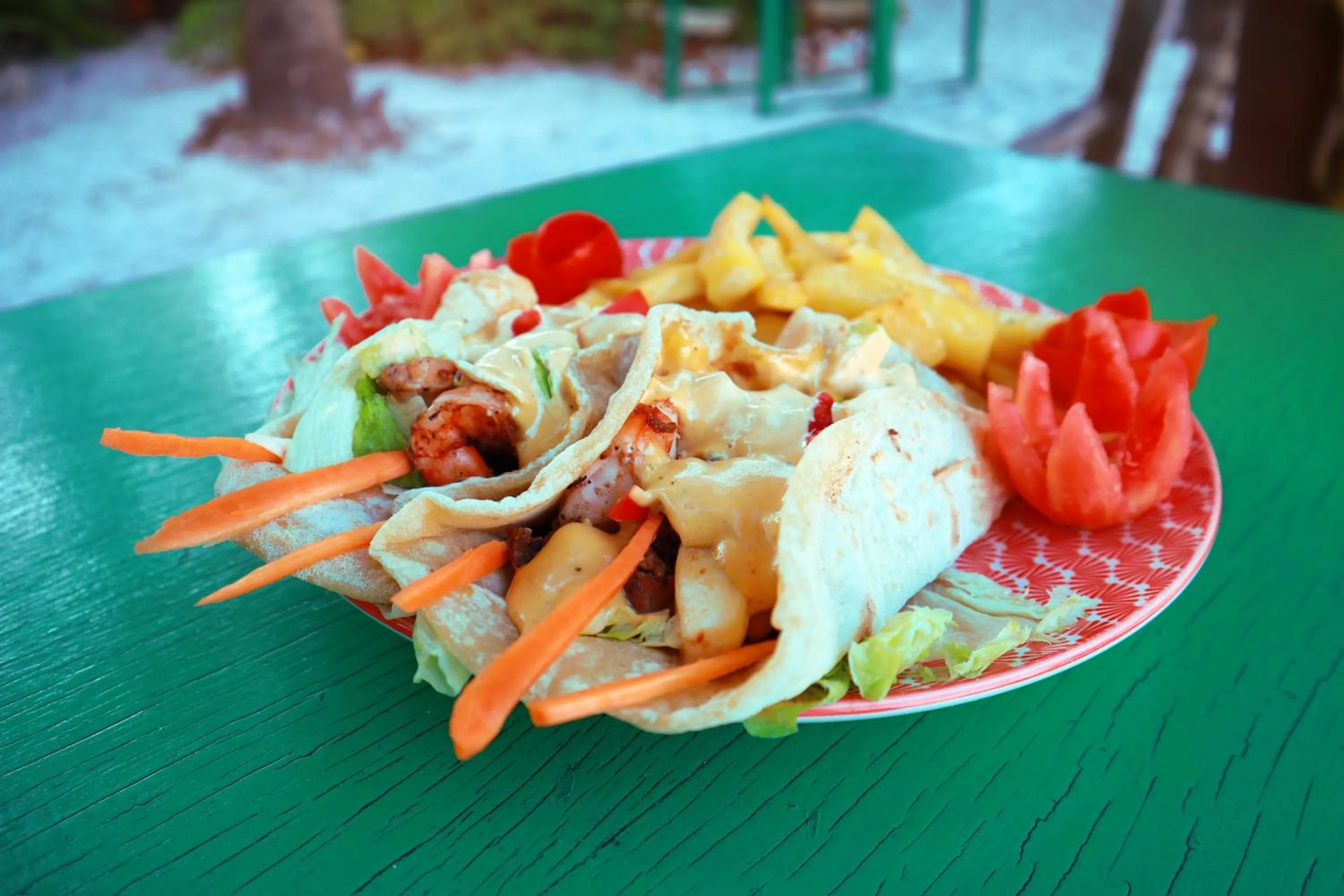 Food in Evergreen Bungalows