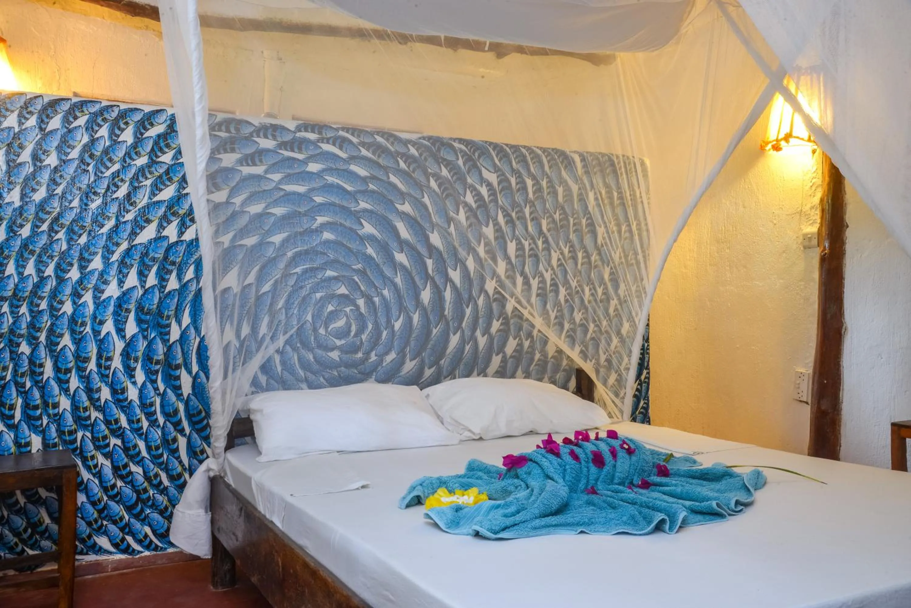 Bed in Evergreen Bungalows