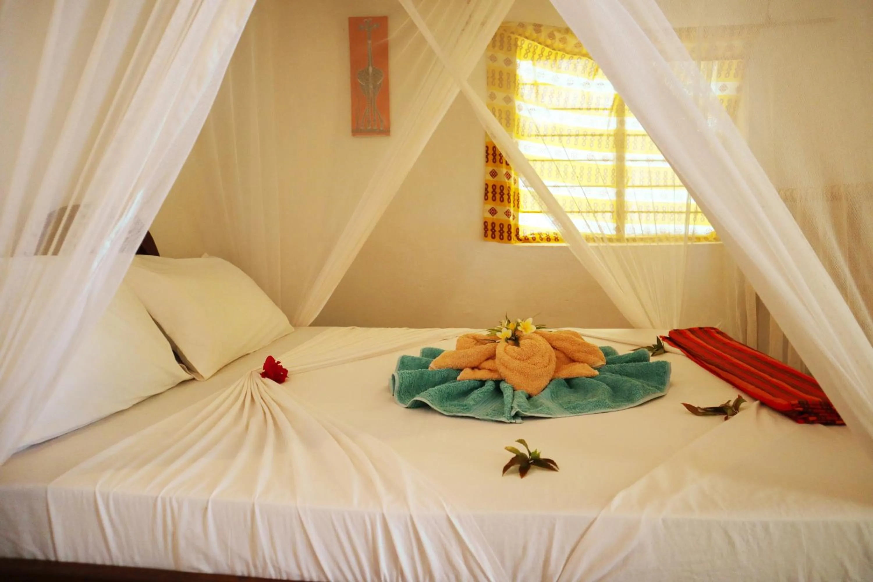 Bed in Evergreen Bungalows
