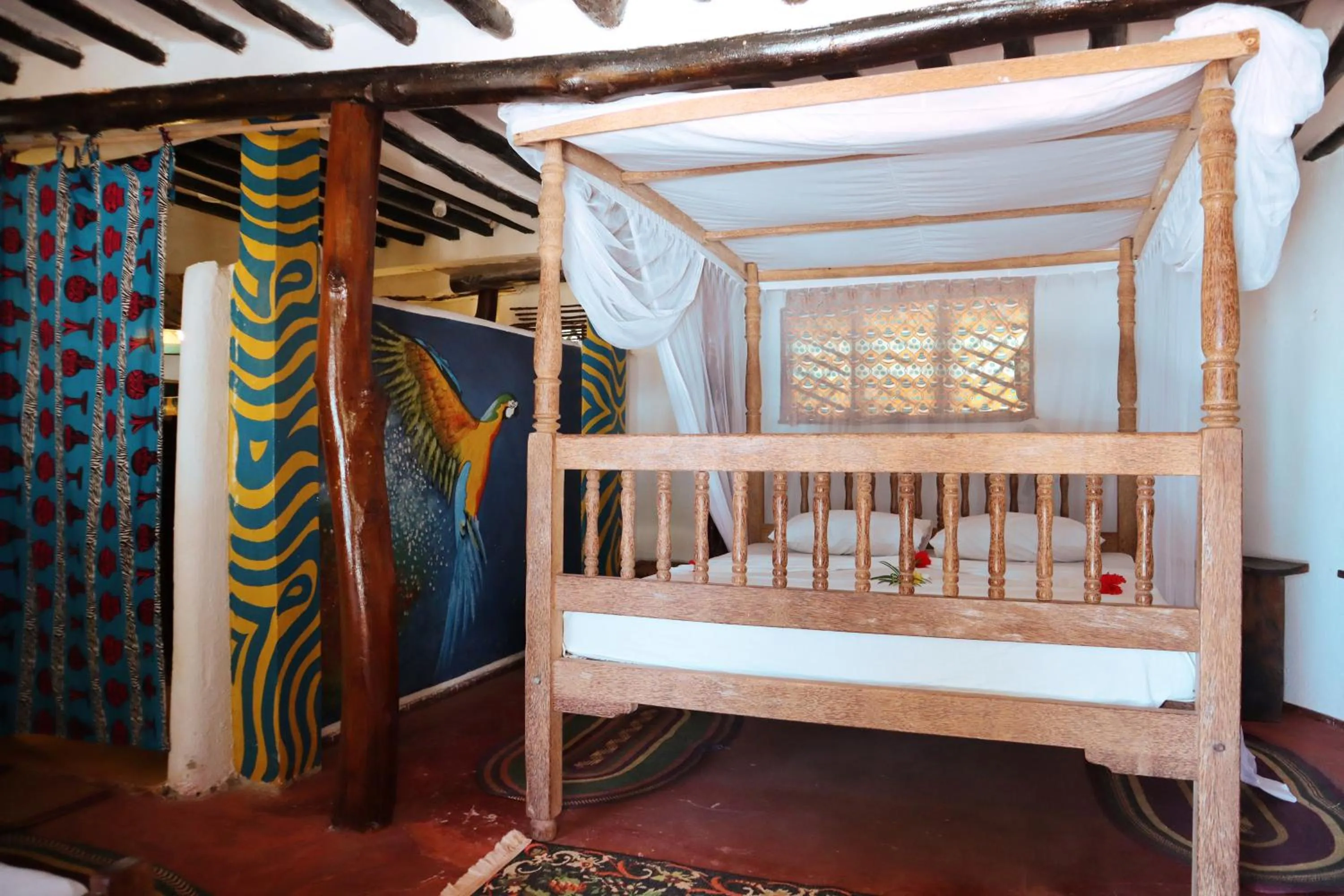 Bed in Evergreen Bungalows