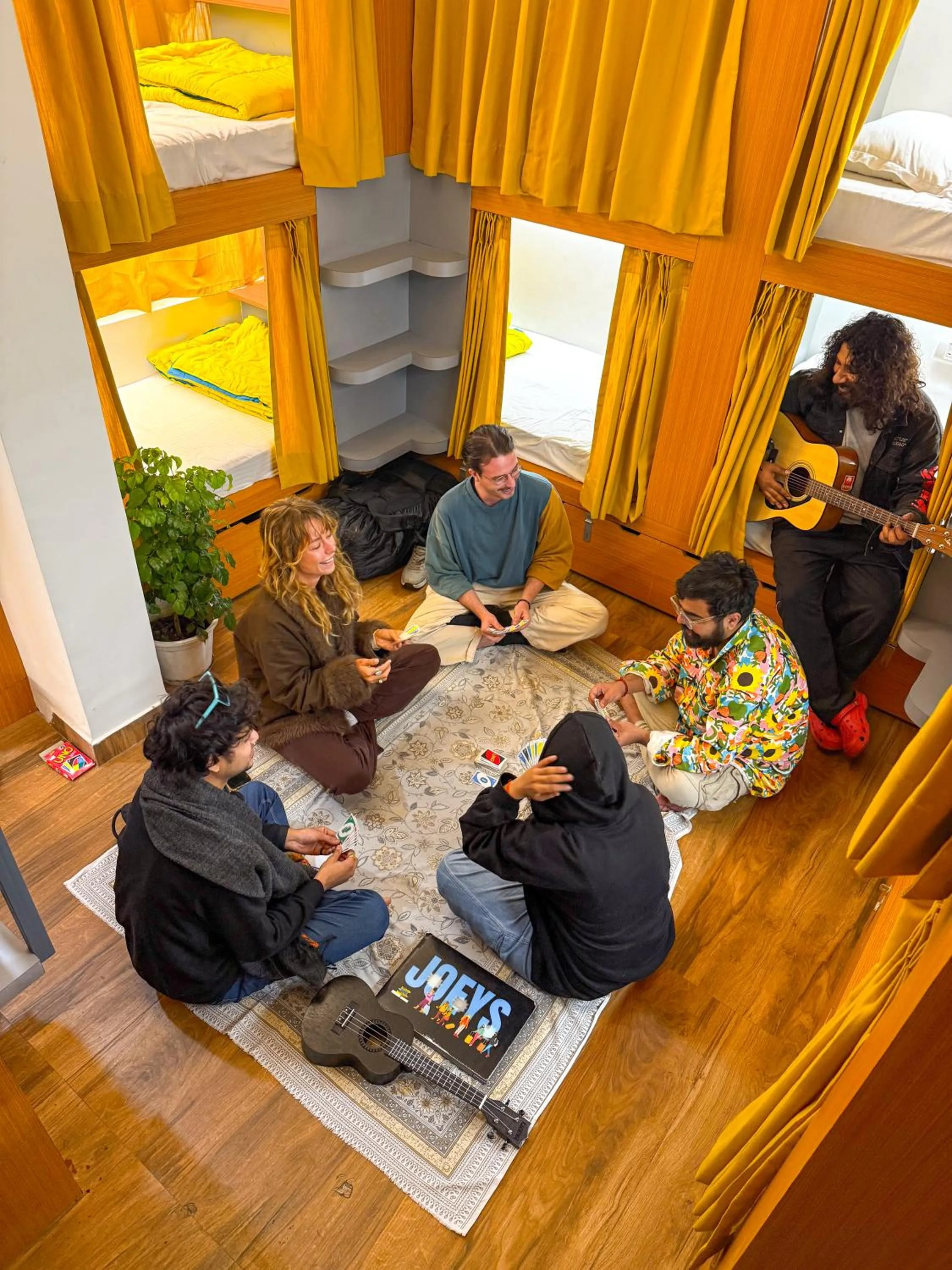 bunk bed in Joey's Hostel Delhi