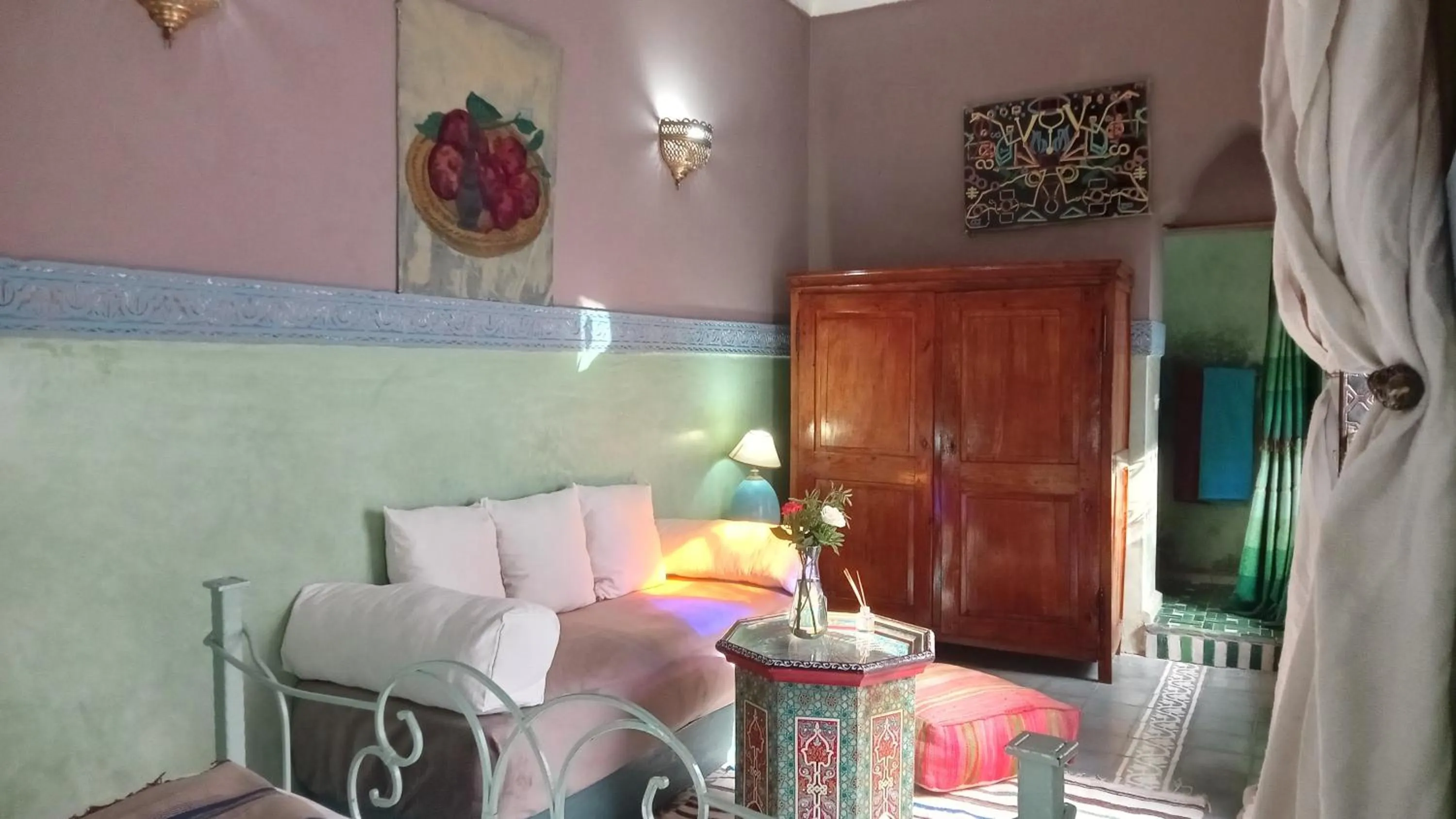 Bed in Riad Maizie