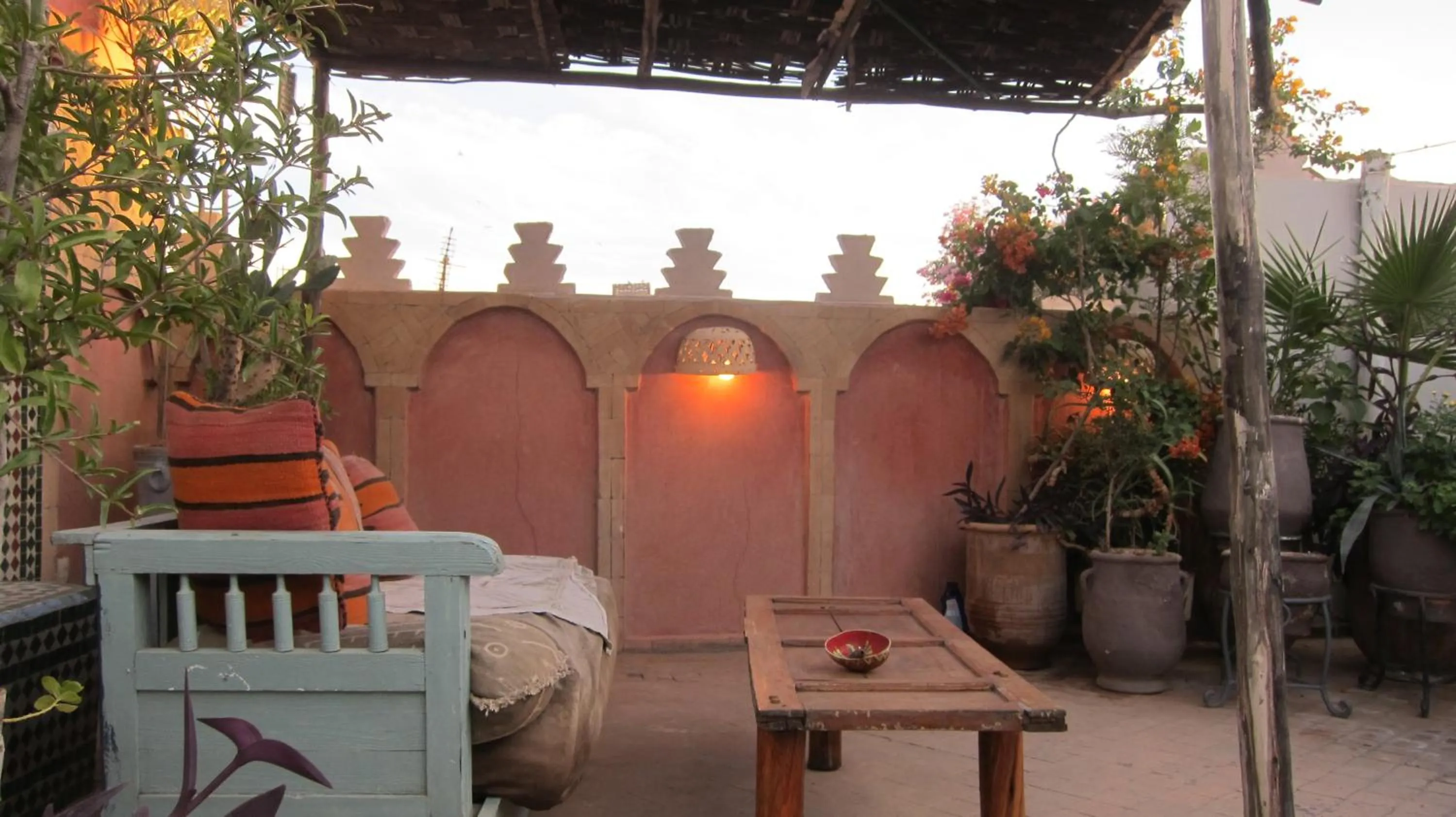 Seating area in Riad Maizie