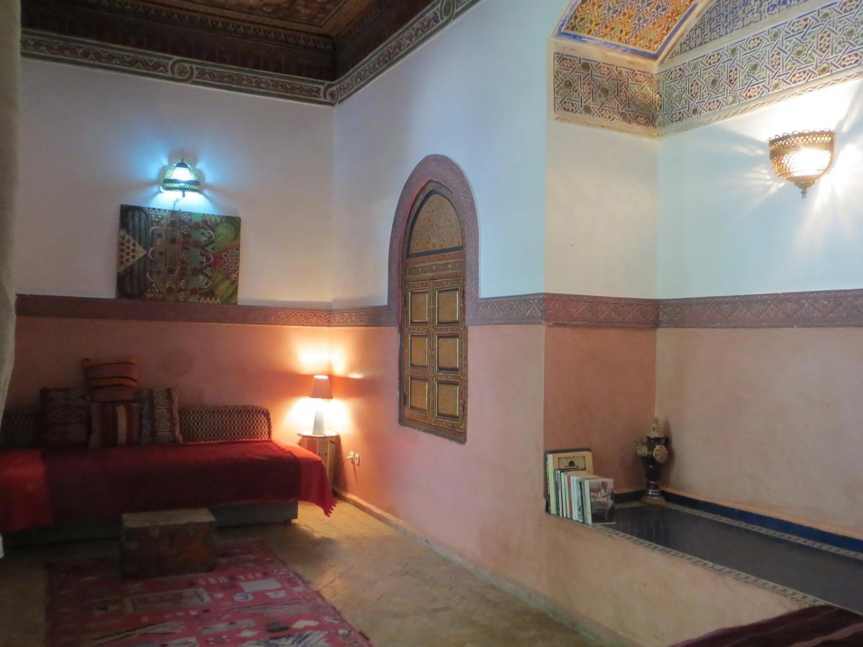 Seating area in Riad Maizie