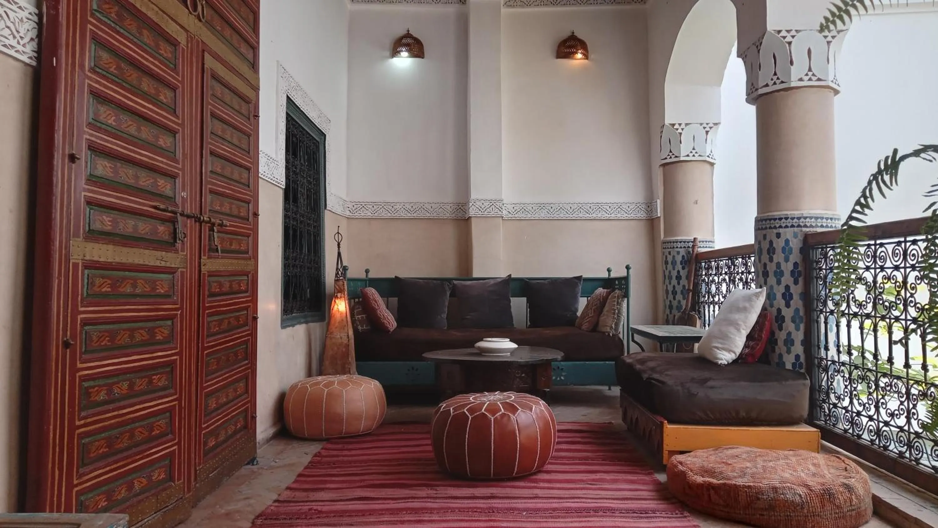 Seating area in Riad Maizie