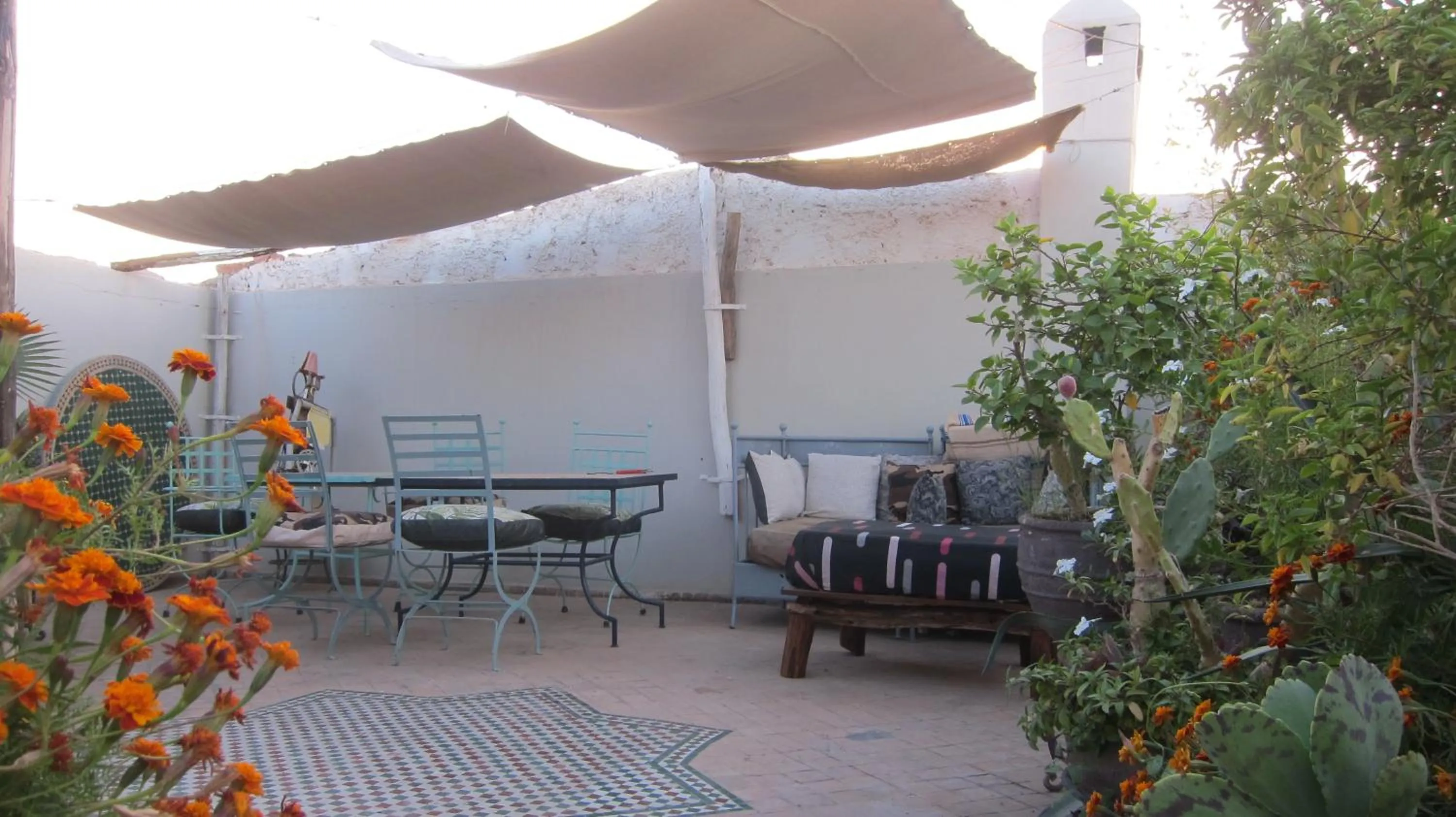 Seating area in Riad Maizie