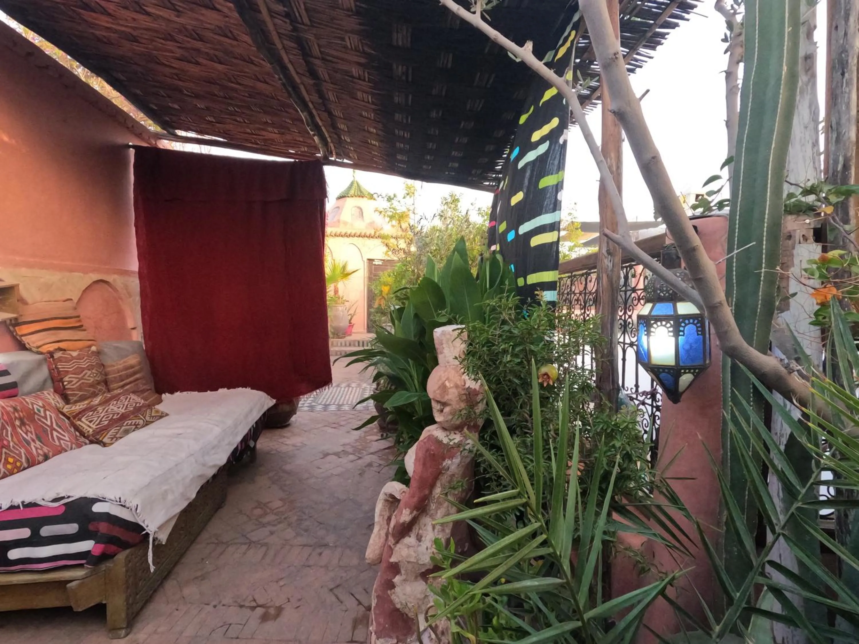 Seating area in Riad Maizie