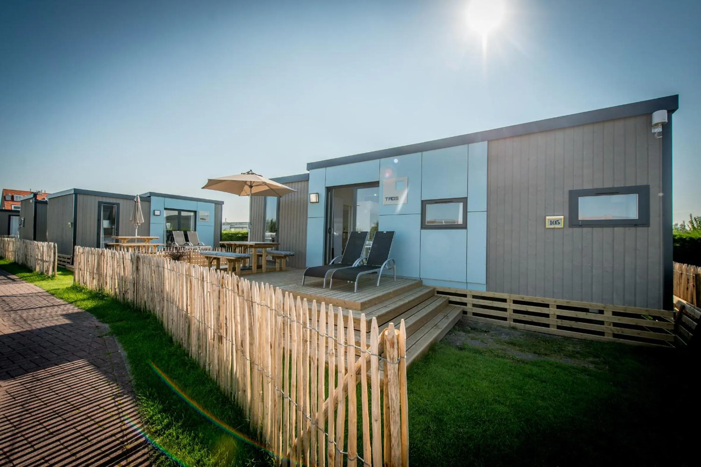 Facade/entrance in Holiday Village Knokke