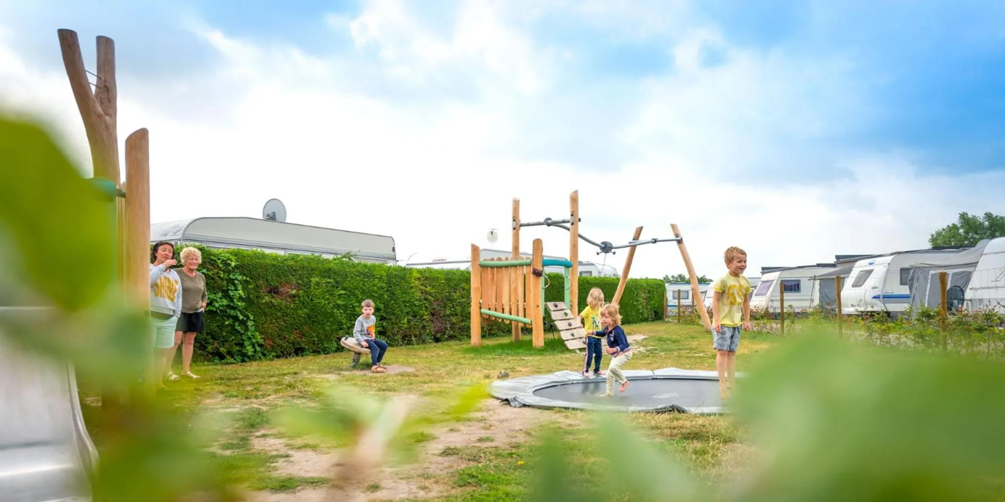 Children play ground in Holiday Village Knokke