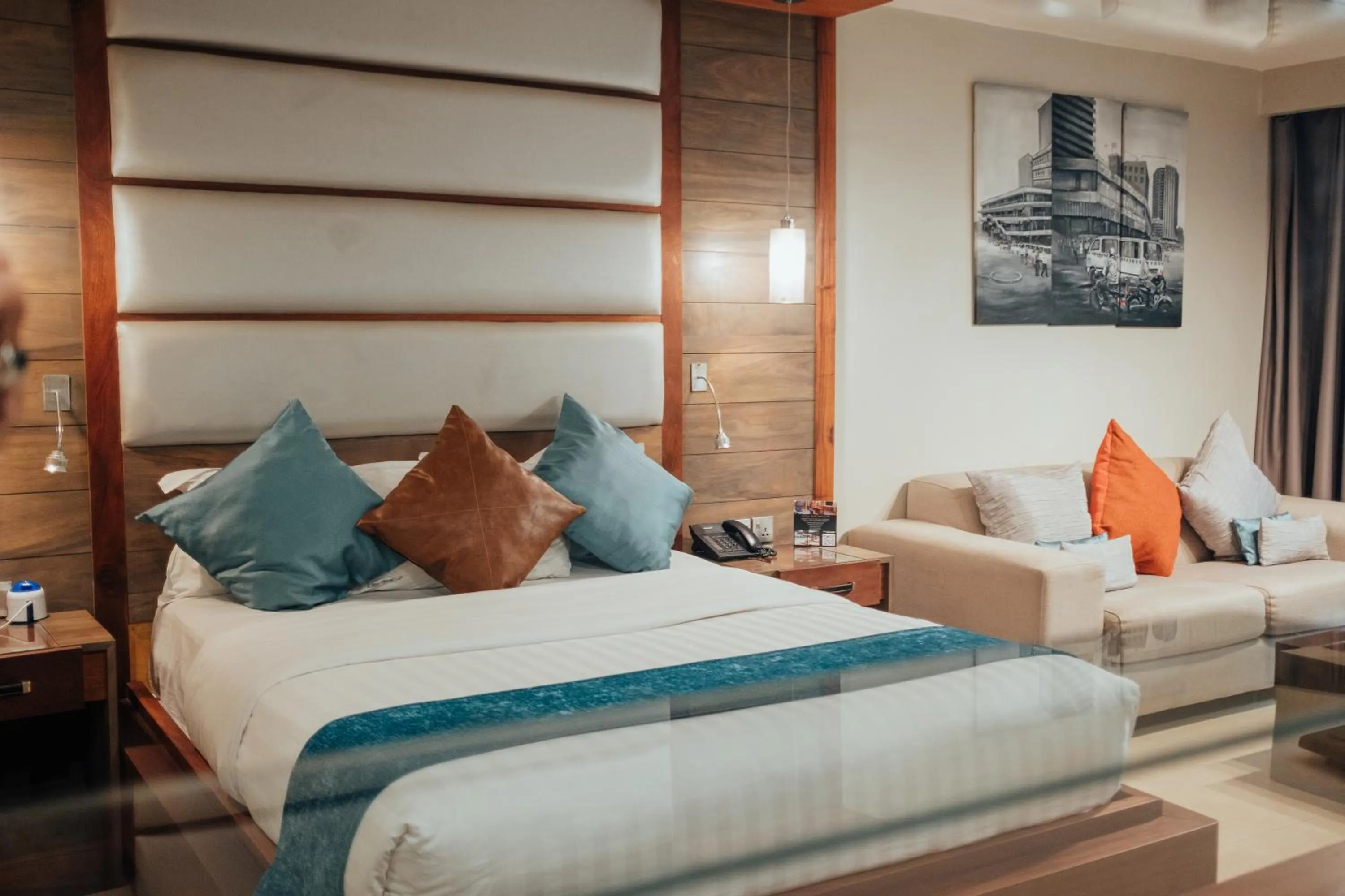 View (from property/room), Bed in Fairway Hotel & Spa