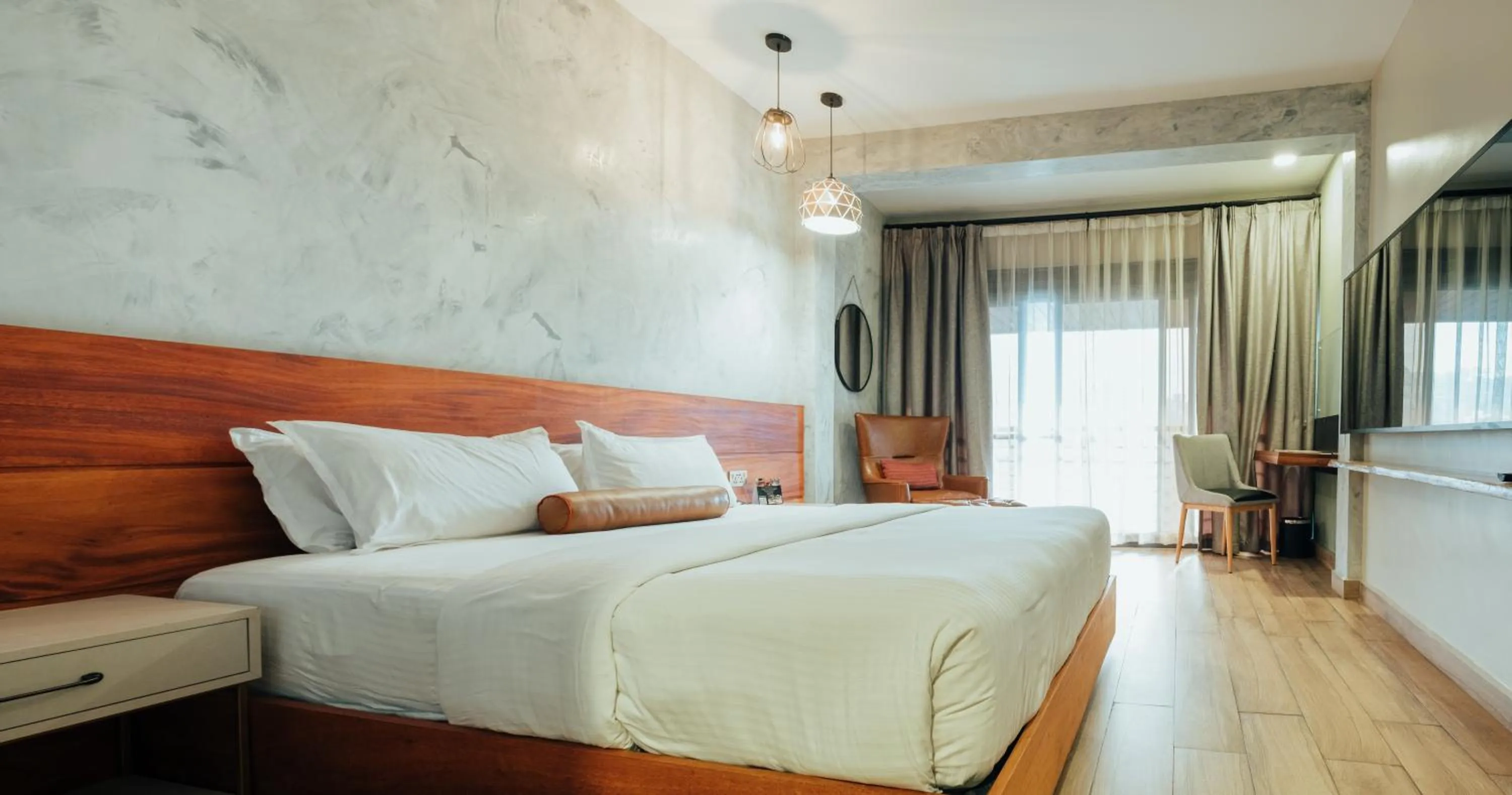 View (from property/room), Bed in Fairway Hotel & Spa