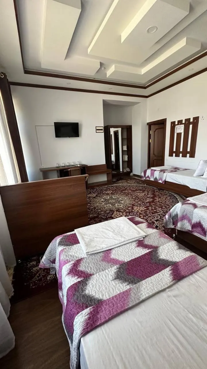 Bed in SARBON HOTEL KhIVA