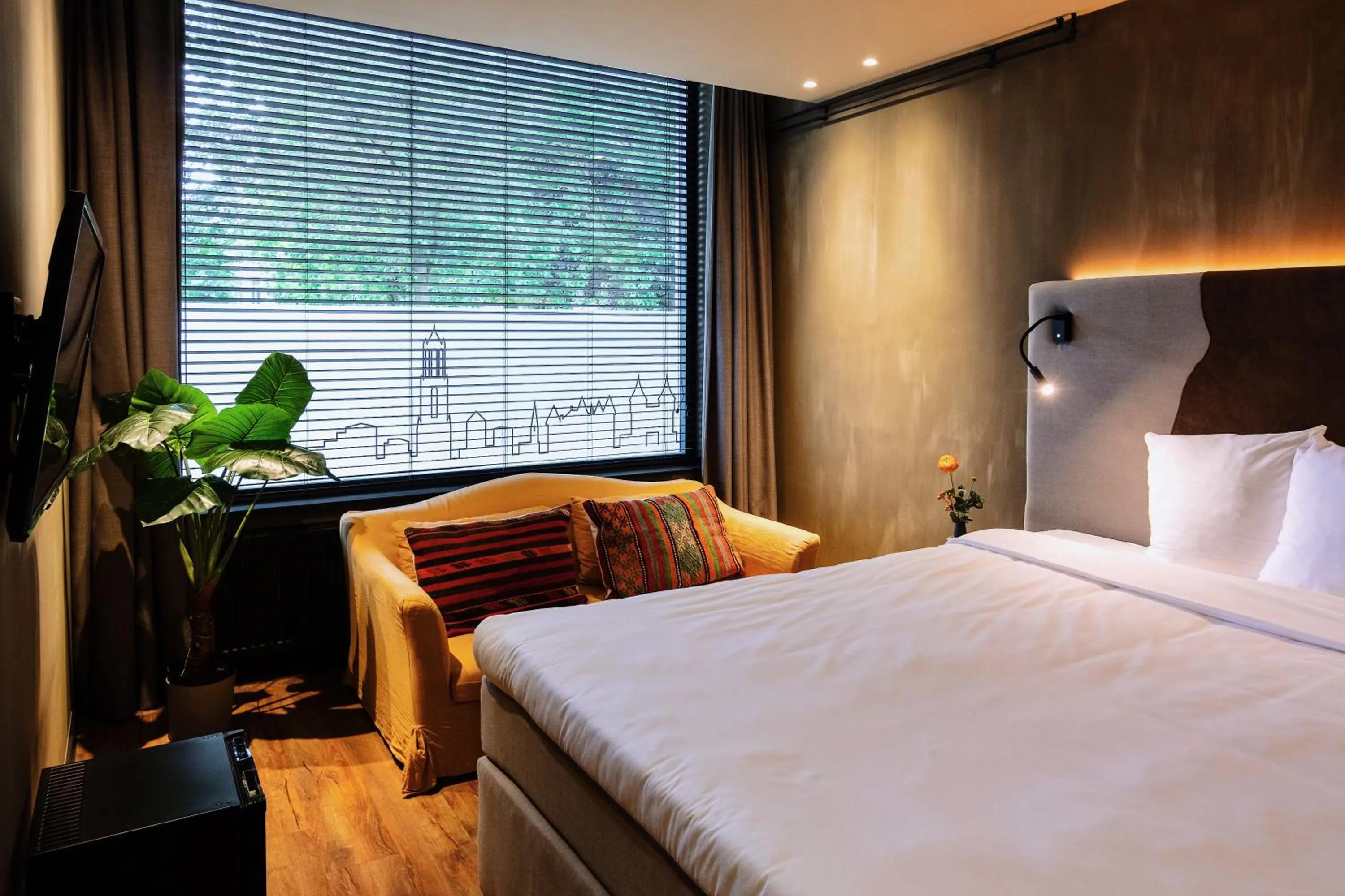 Bed in City Center Lodge Utrecht