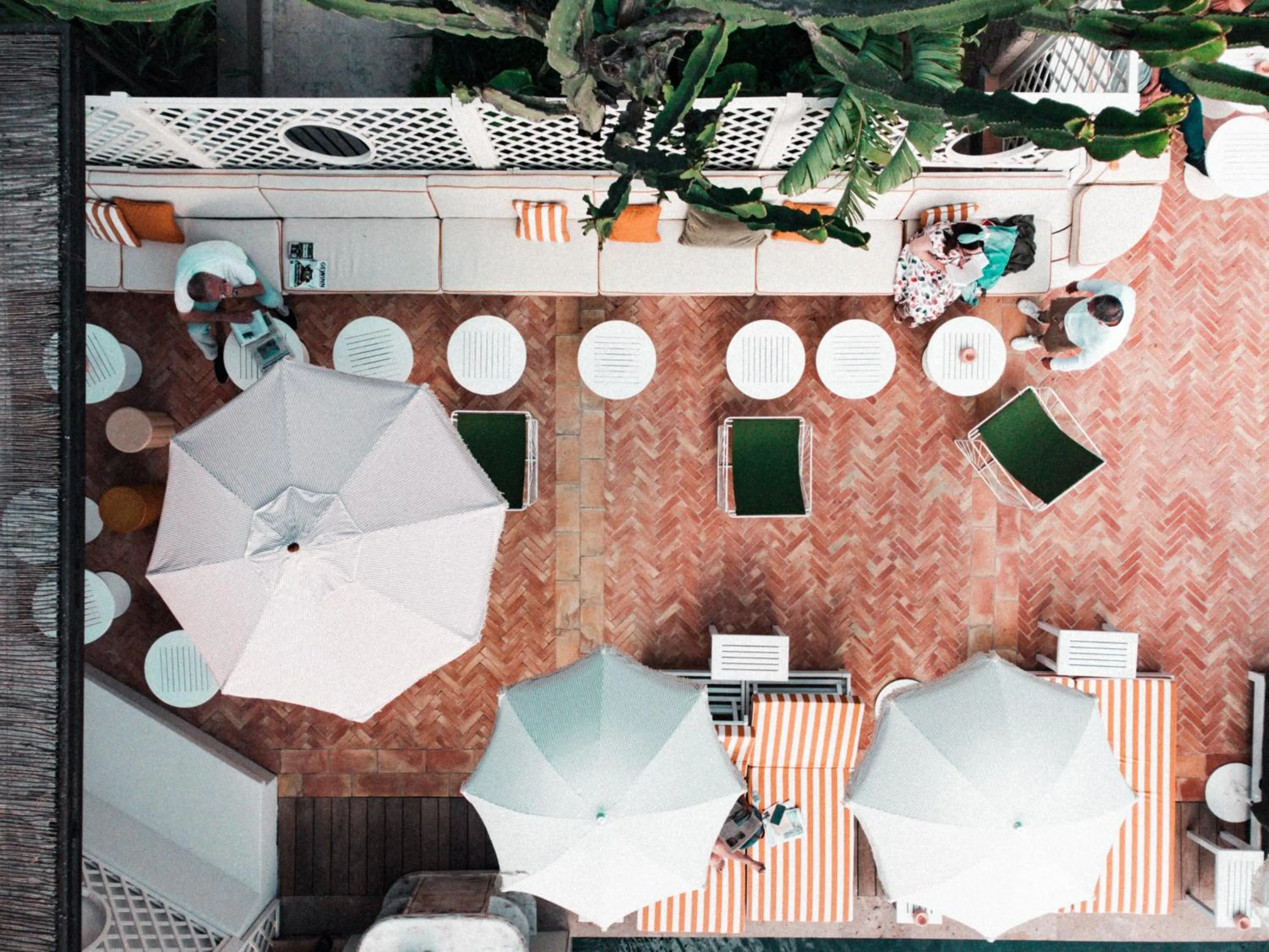 Patio in Hotel des Lices