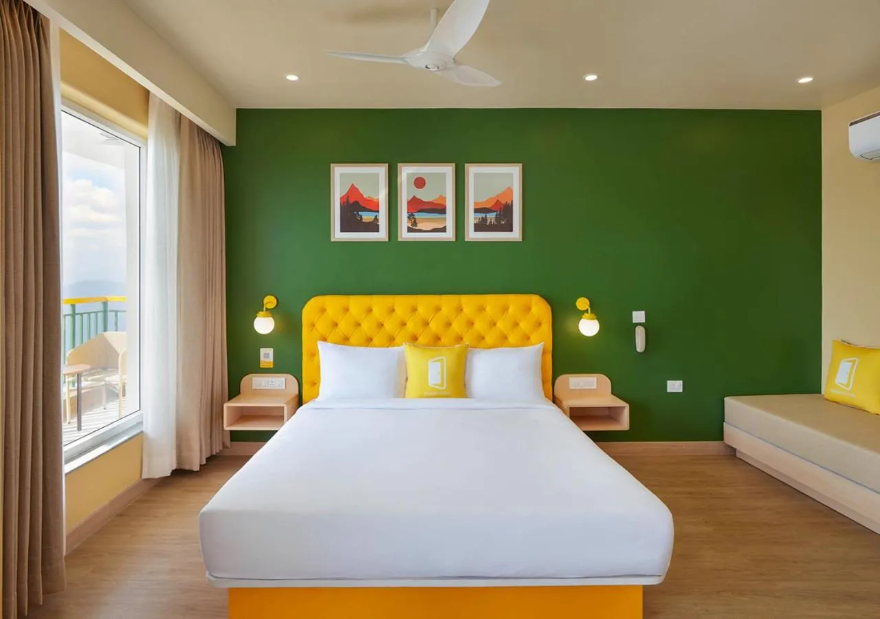 Bedroom, Bed in Bloom Boutique l Rishikesh Hills