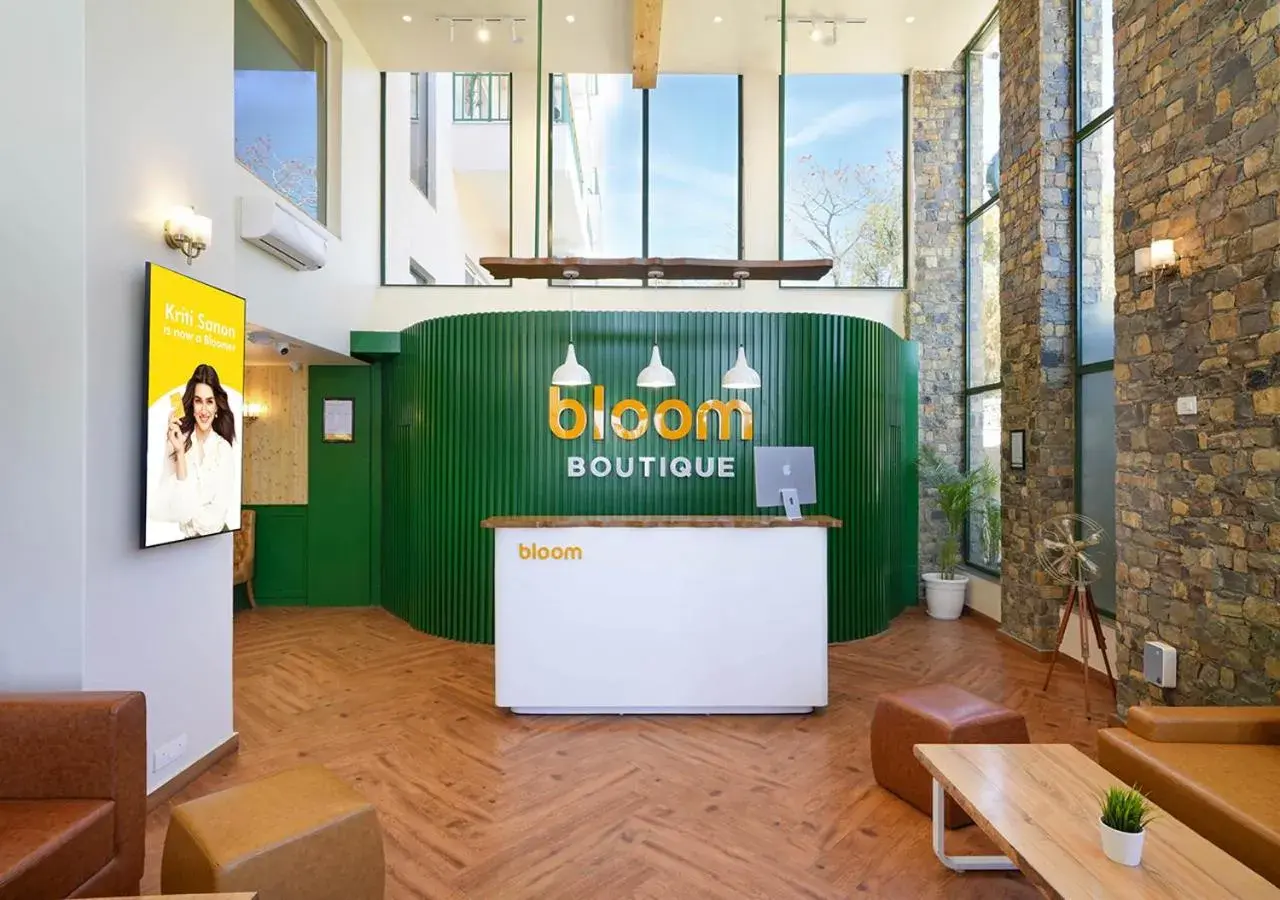Lobby or reception in Bloom Boutique l Rishikesh Hills Lobby or reception in Bloom Boutique l Rishikesh Hills