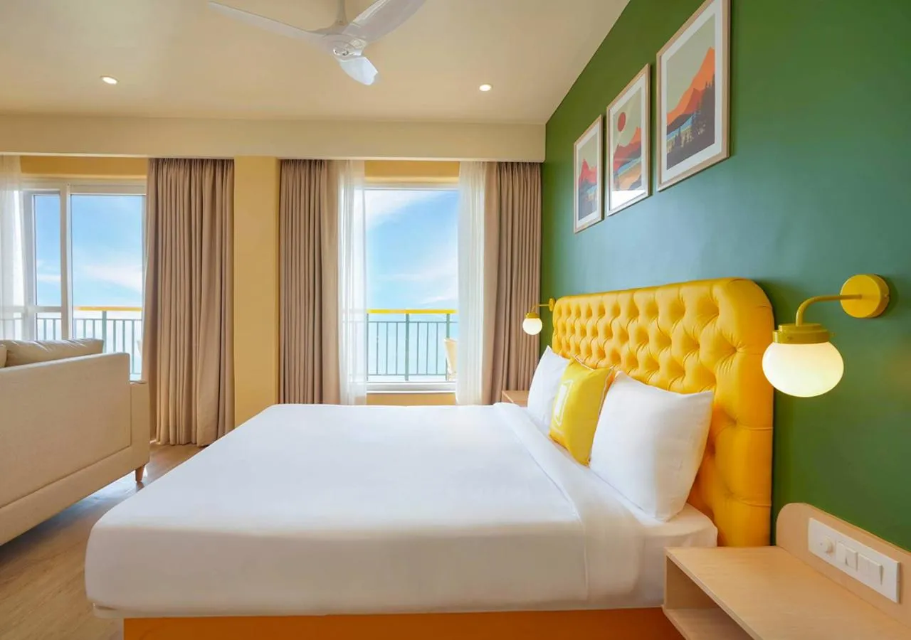 View (from property/room), Bed in Bloom Boutique l Rishikesh Hills