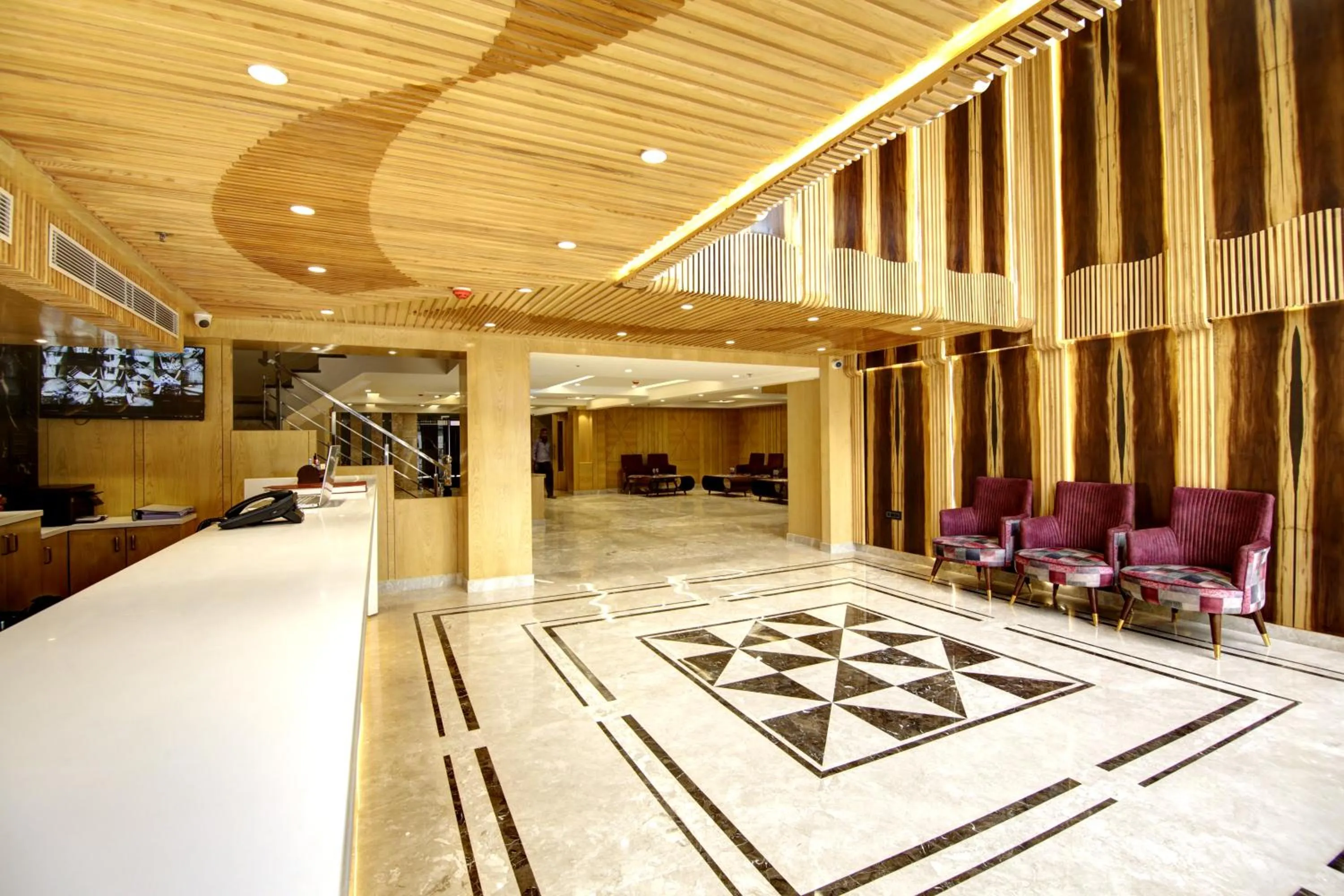 Lobby or reception in The Leena International-Near Connaught Place & New Delhi Railway Station