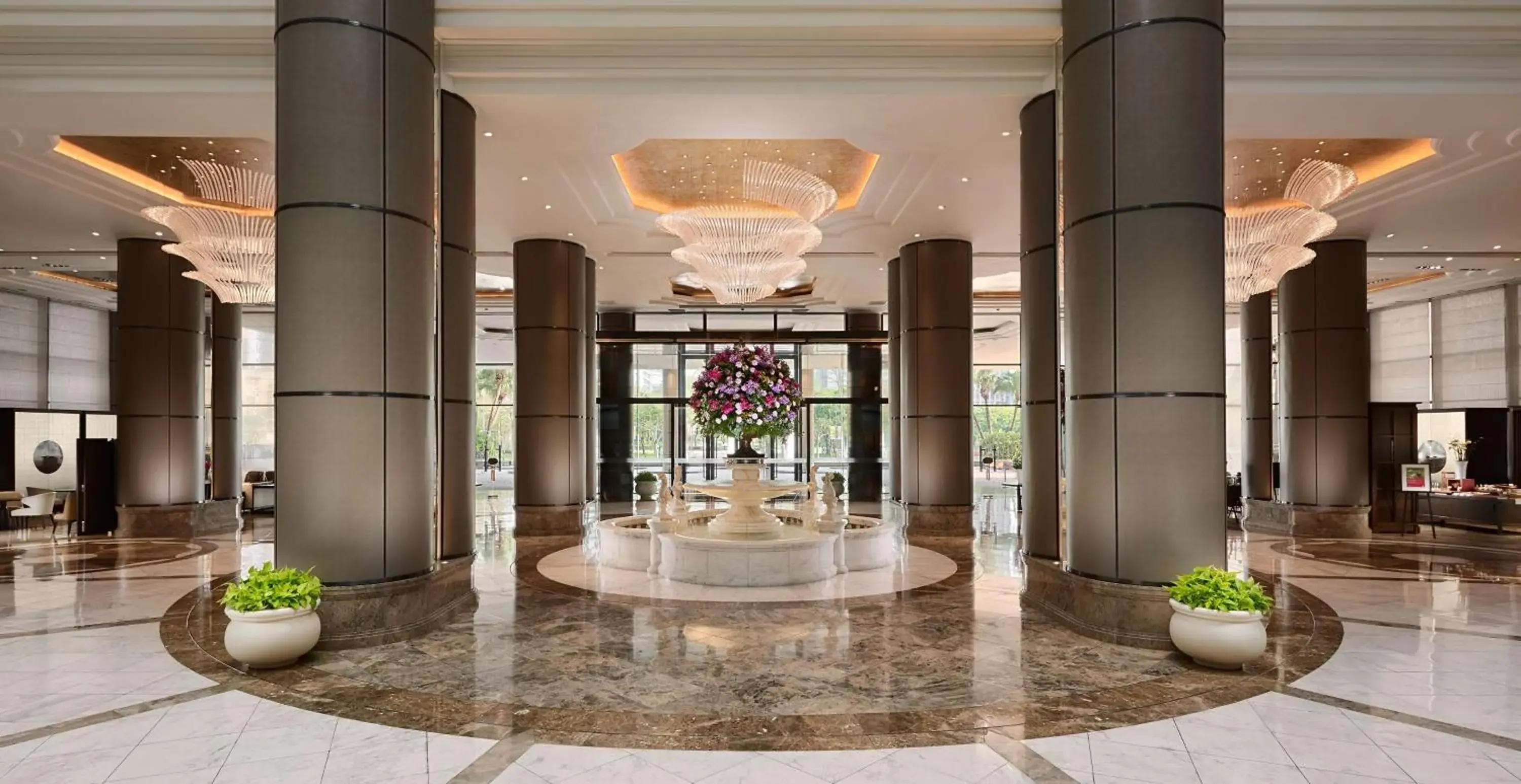 Lobby or reception in Grand Hyatt Taipei Lobby or reception in Grand Hyatt Taipei