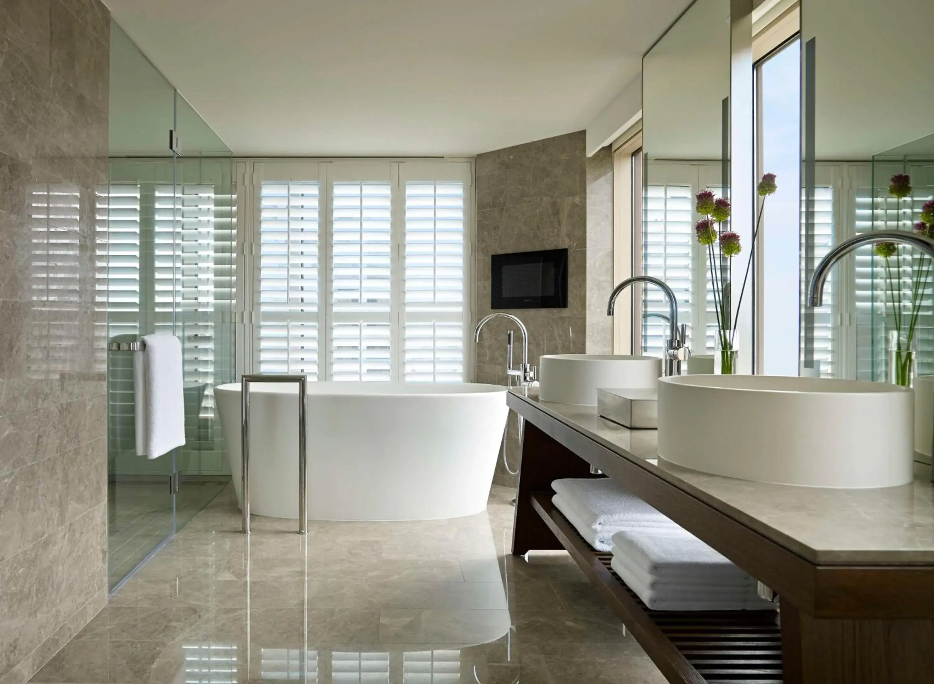 Bathroom in Grand Hyatt Taipei Bathroom in Grand Hyatt Taipei