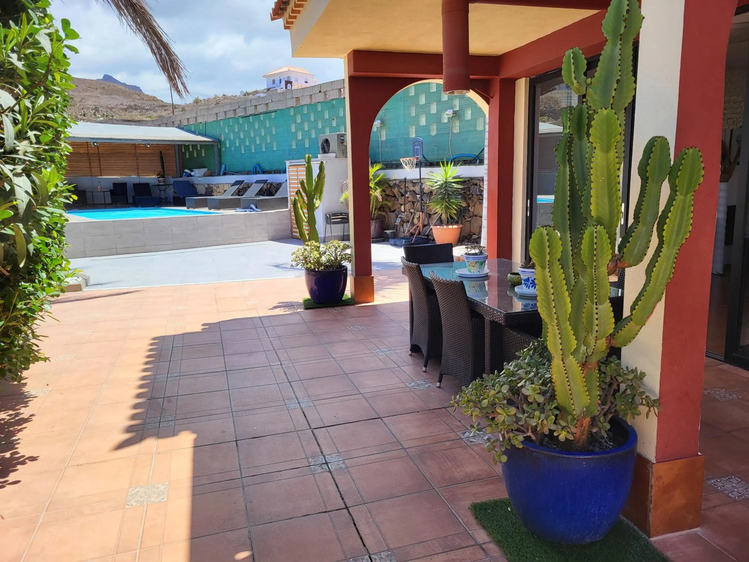 Garden view in Casa Viera