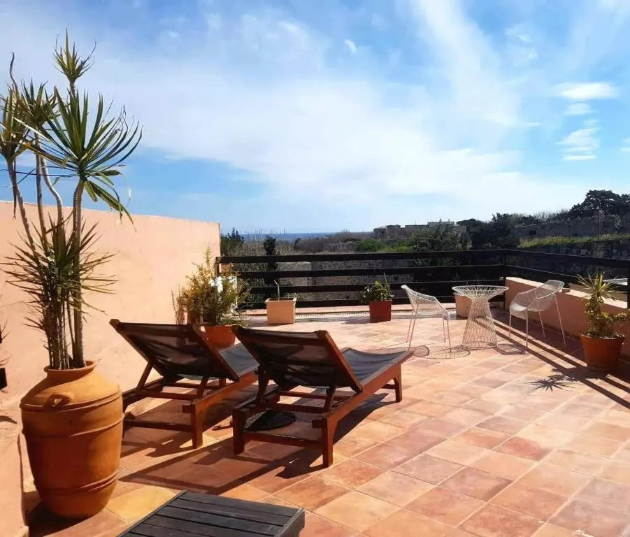 Superior Double Room with Private Terrace in Saint Michel Hotel Old Town