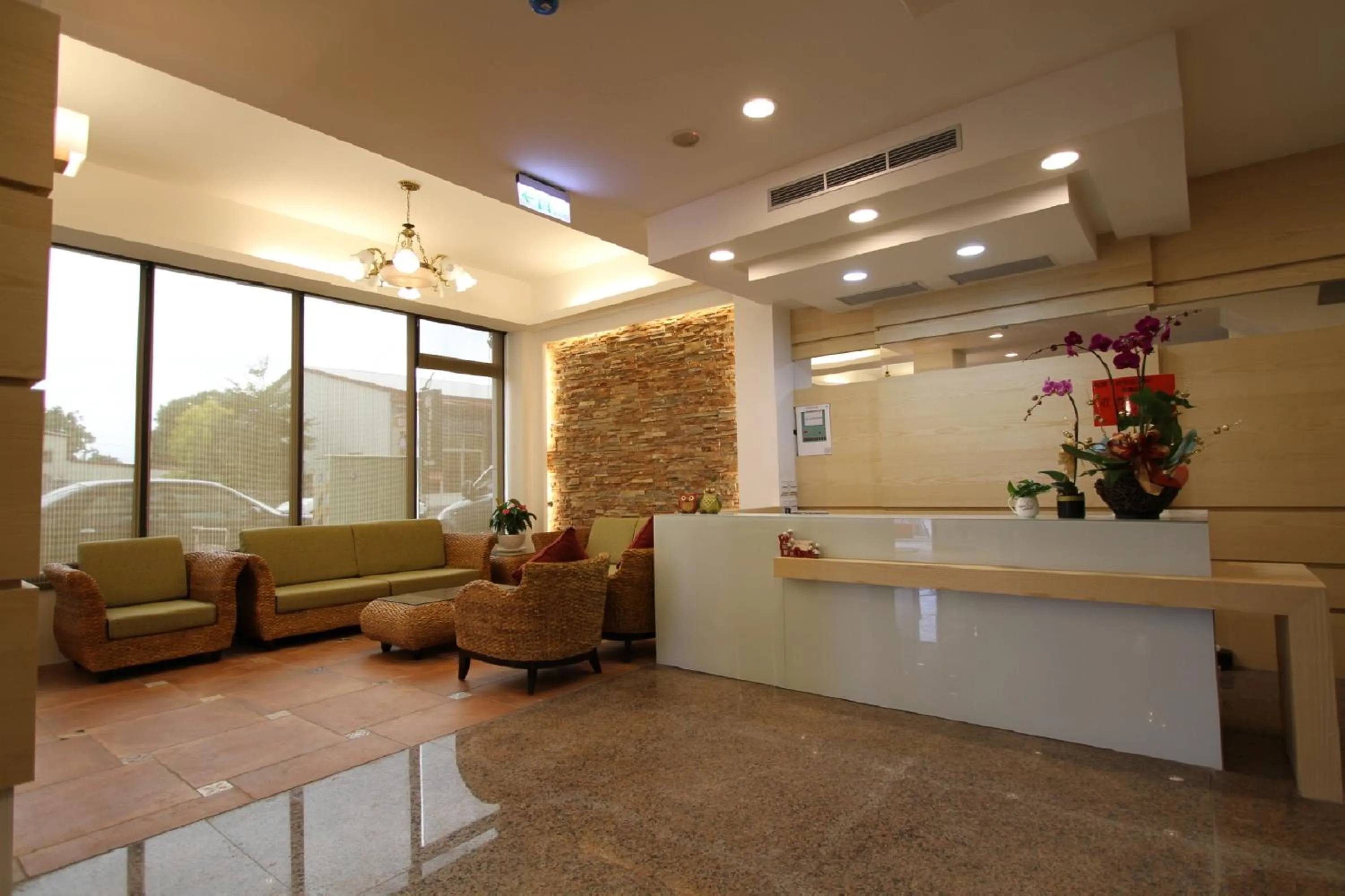 Lobby or reception in Silia Hostel