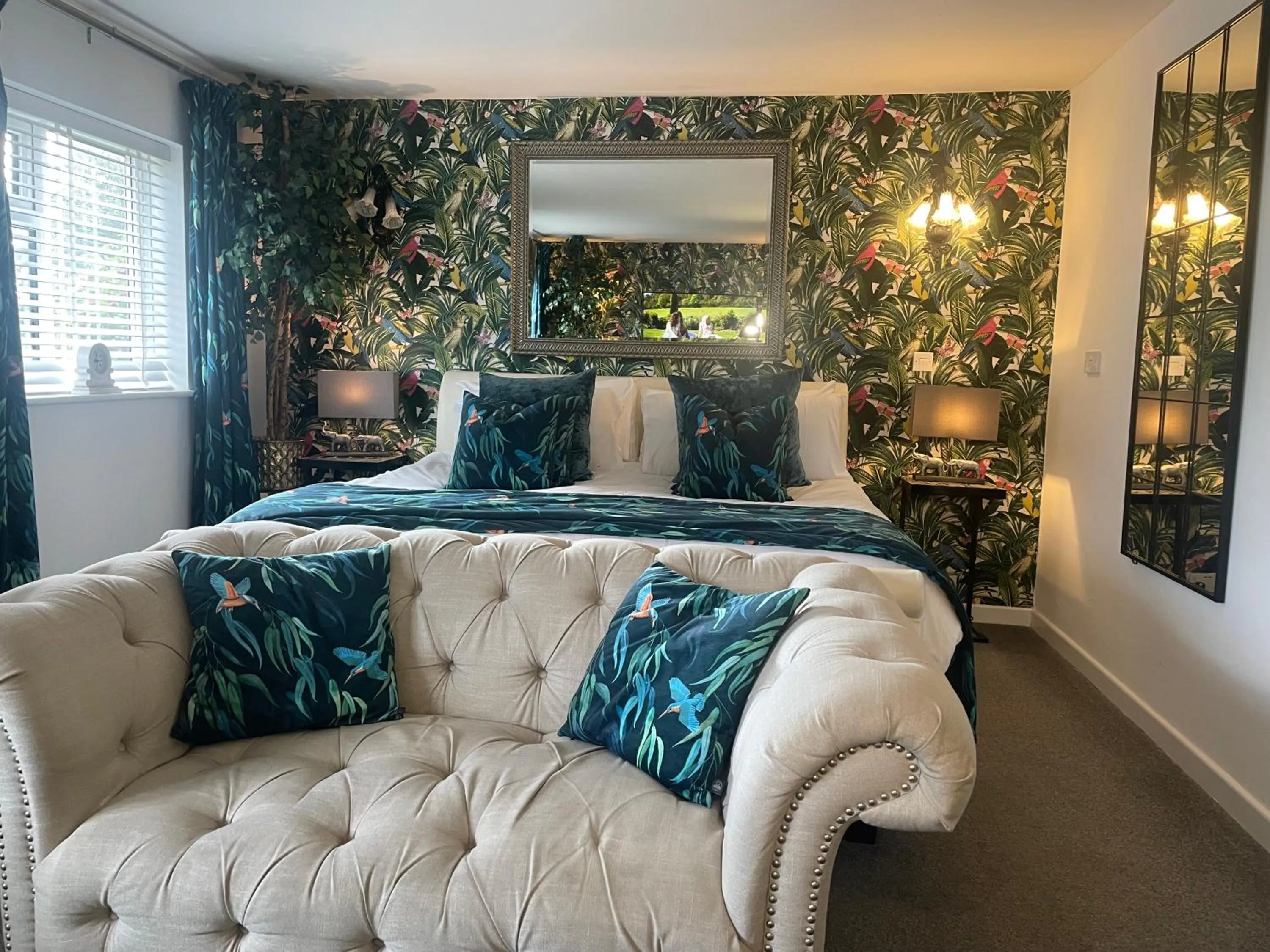 Bed in The Swan Motel, Gillingham